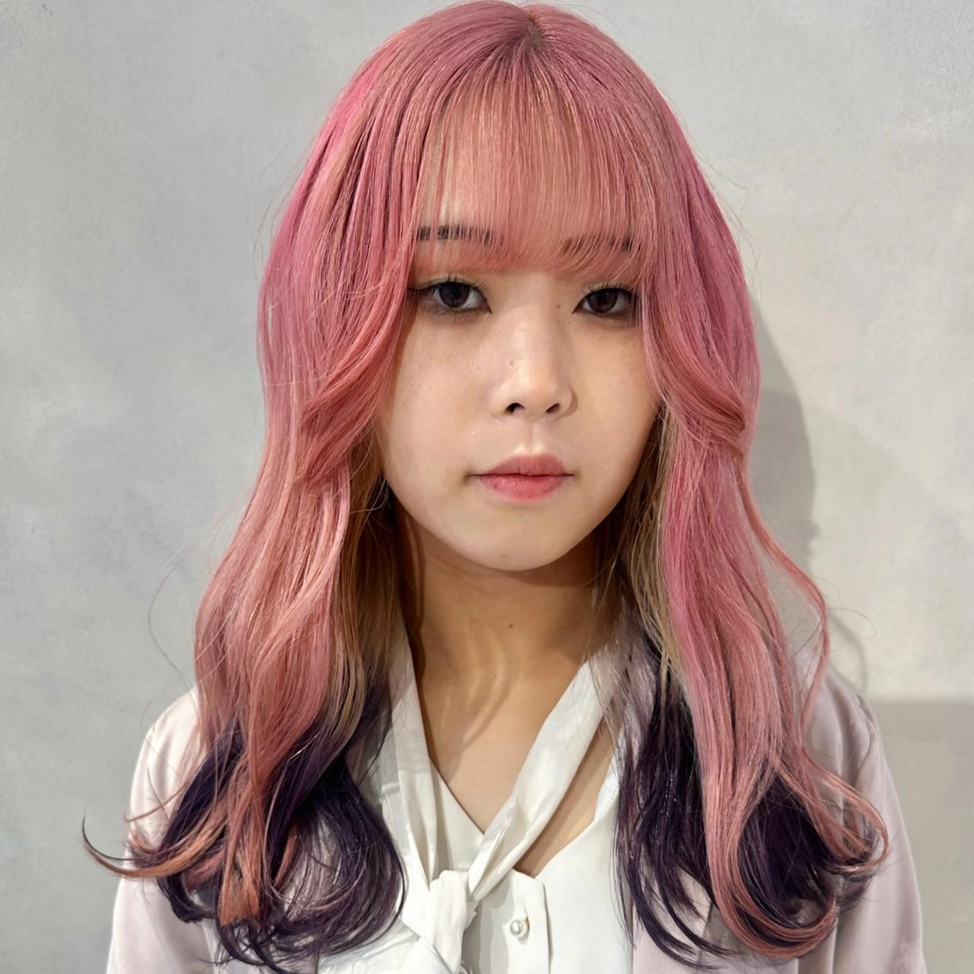 ロング カラー カット ヘアカラー トリートメント デザインカラー/パー マ🦖外岡咲希🦖のヘアスタイル