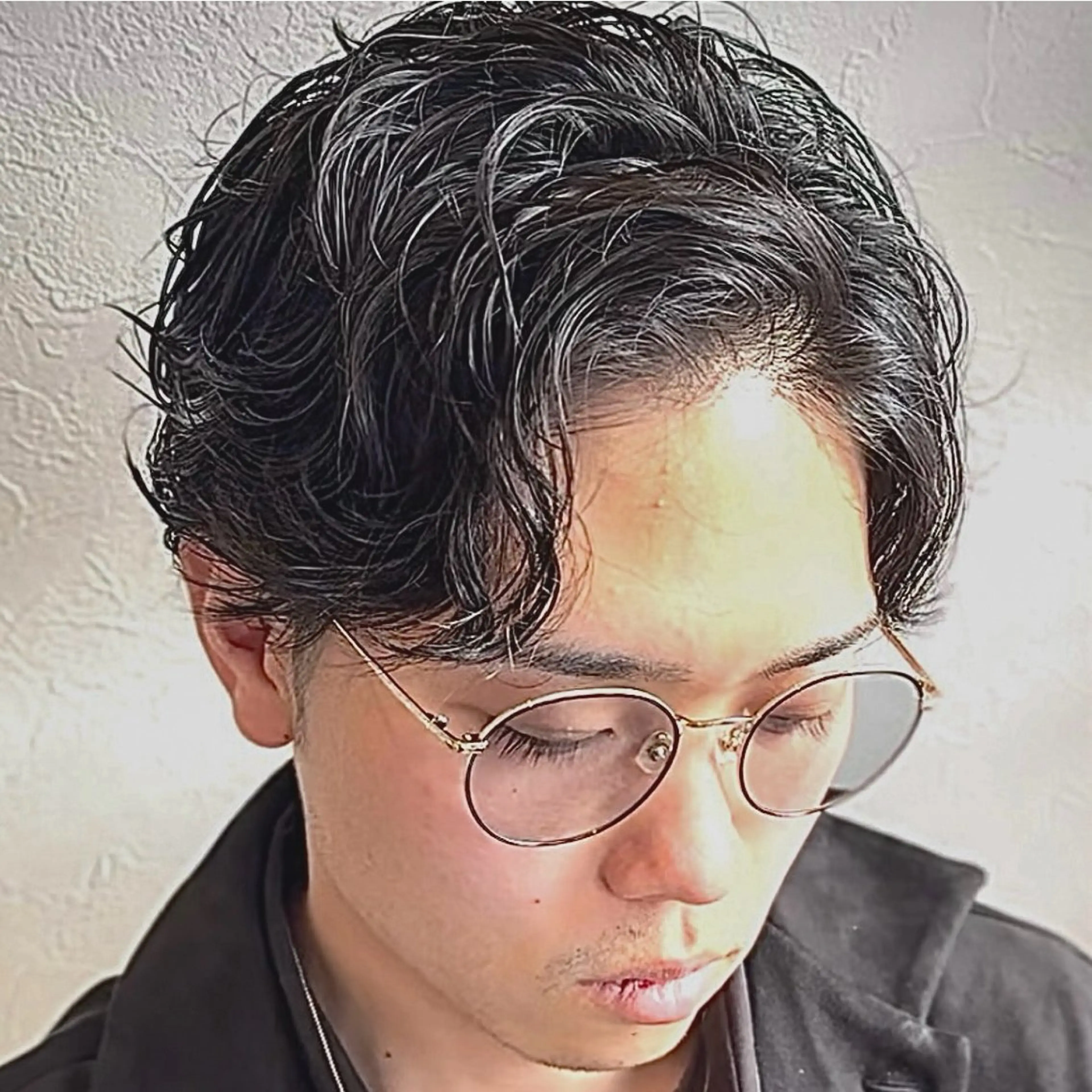 パーマ メンズ メンズパーマ スパイラルパーマ カット パーマ 安部 真弘のヘアスタイル