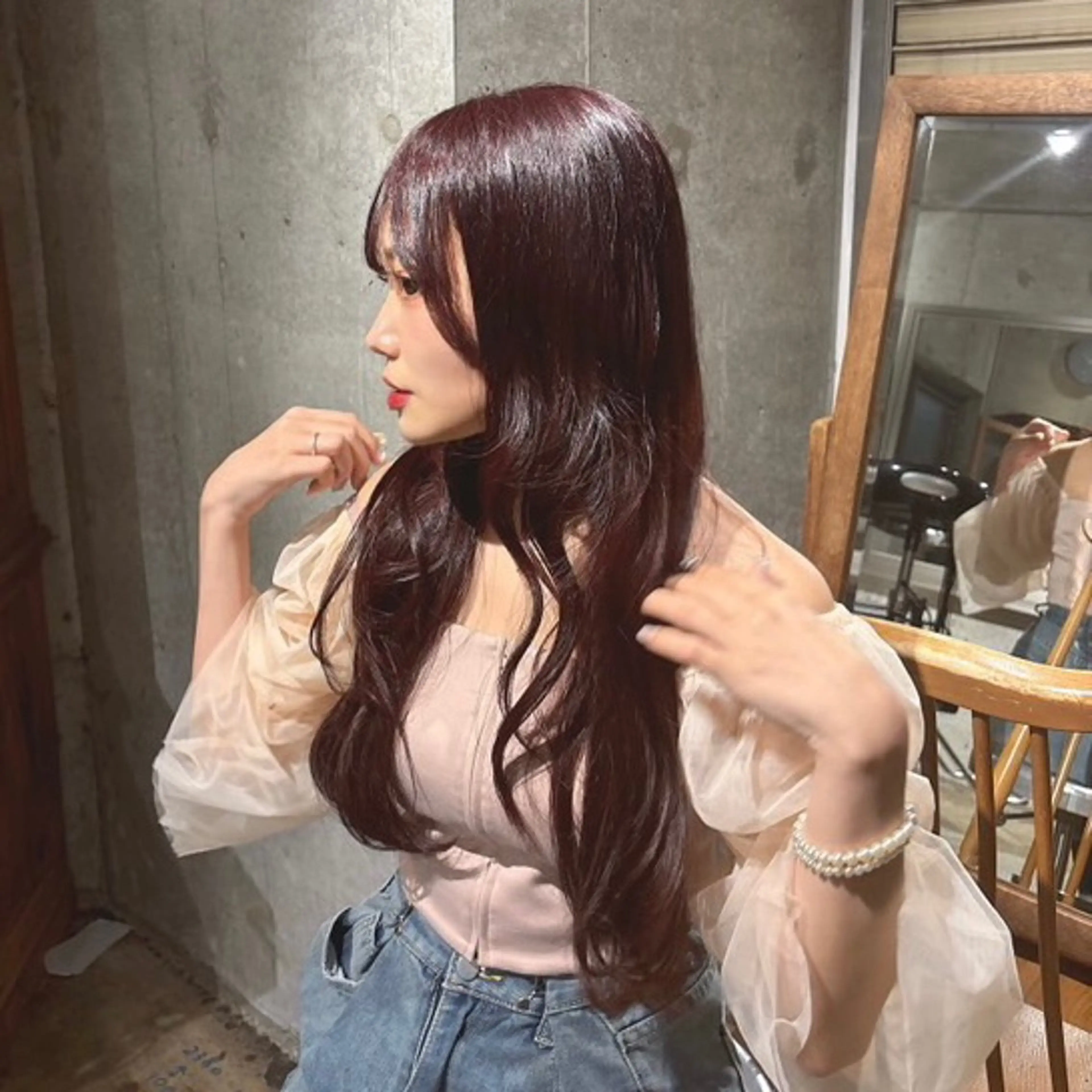 ロング ohasi yunaのヘアスタイル