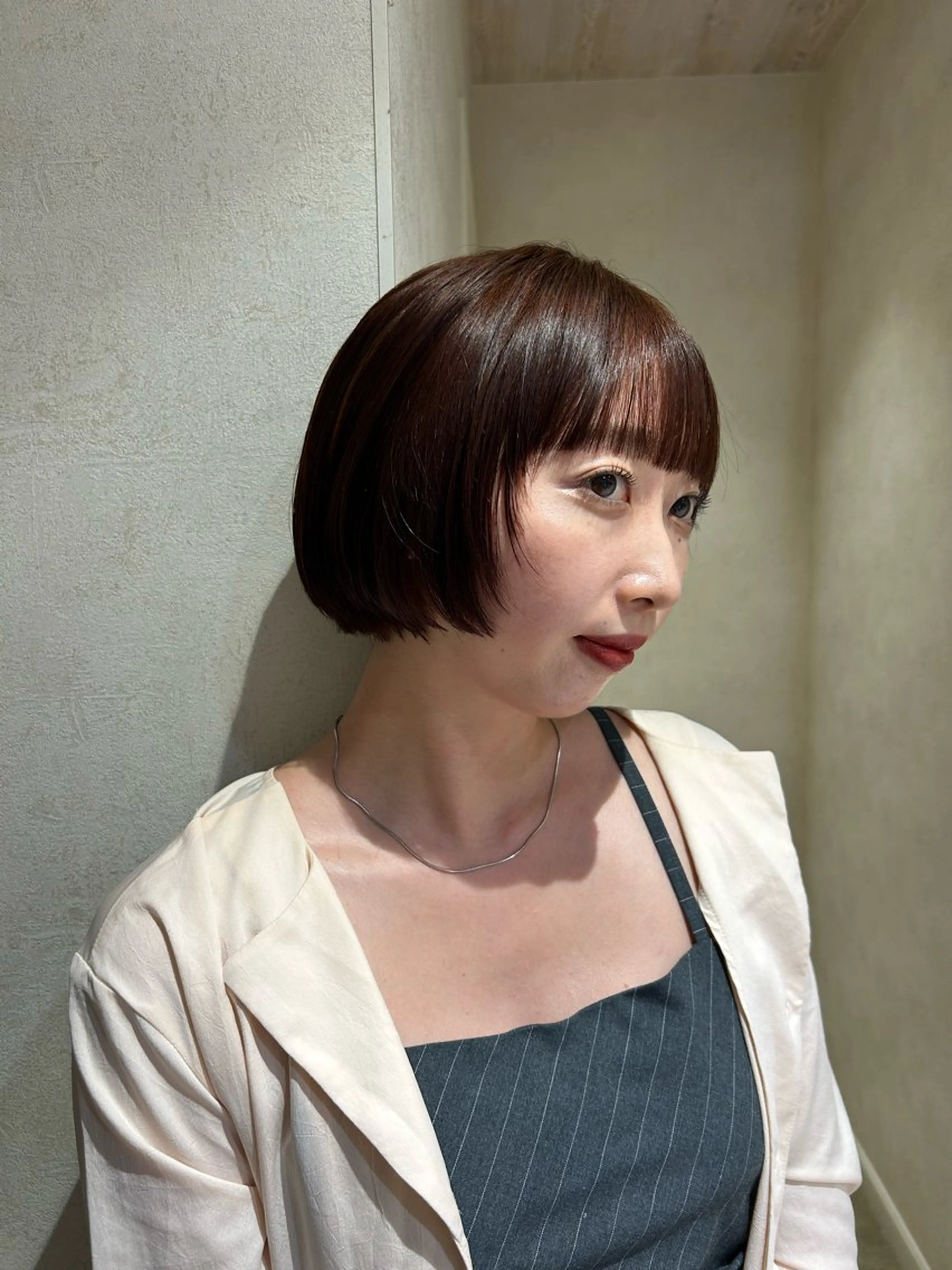 ショート Sora/レイヤー/ 似合わせカラー🤎のヘアスタイル