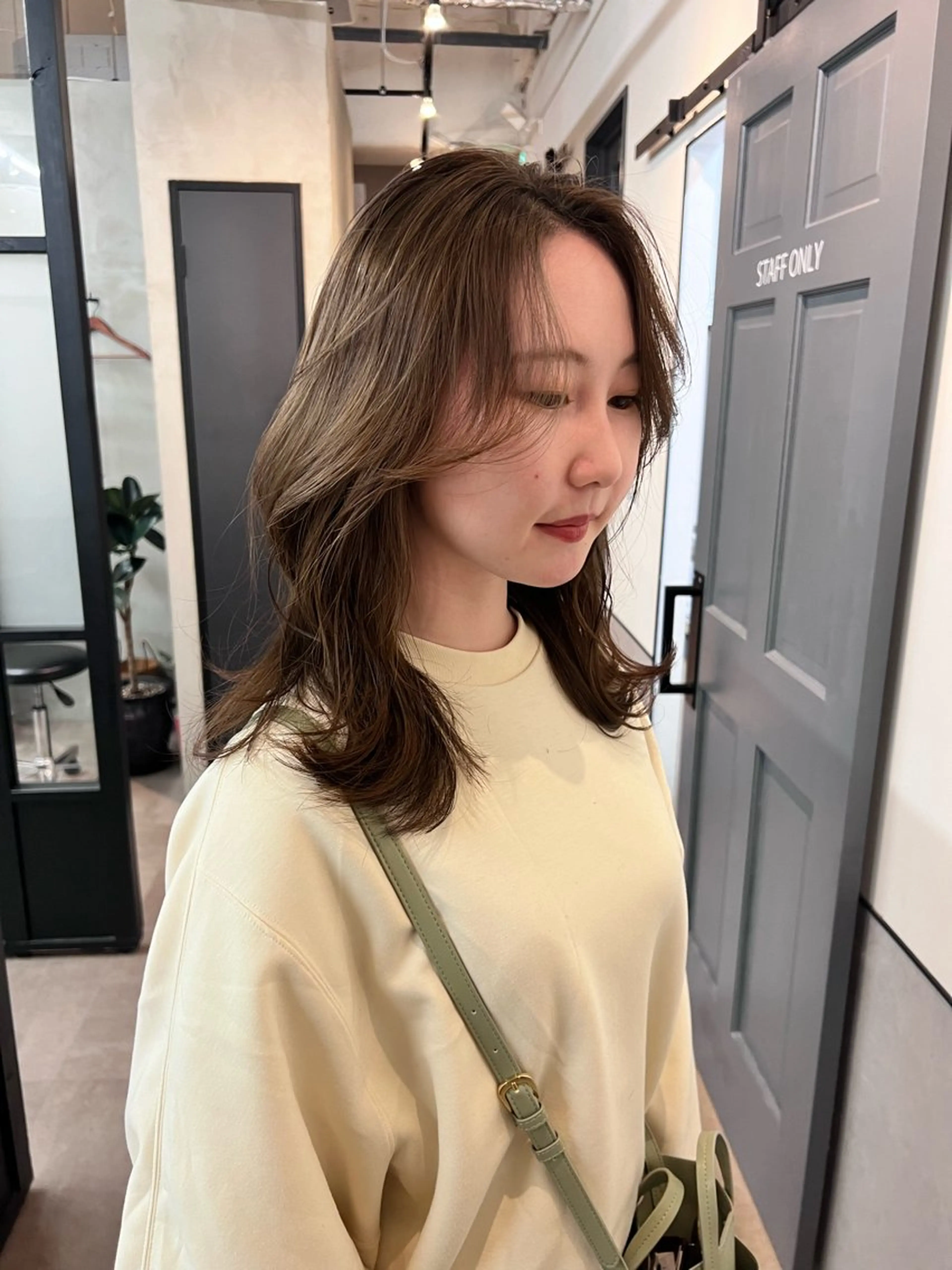 ミディアム 井尻 將太のヘアスタイル