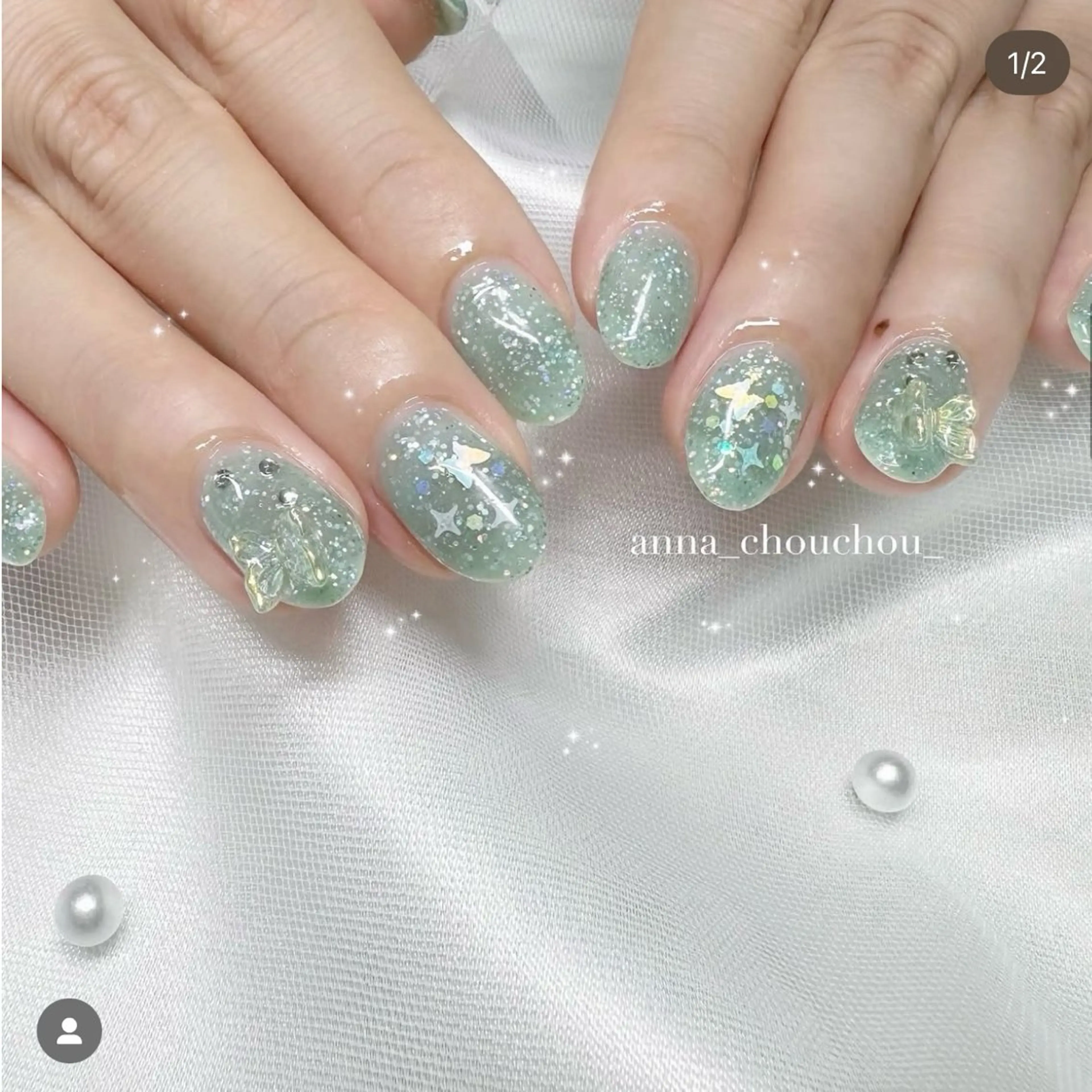 ネイル ハンドネイル Anna Sano⭐️のネイルデザイン