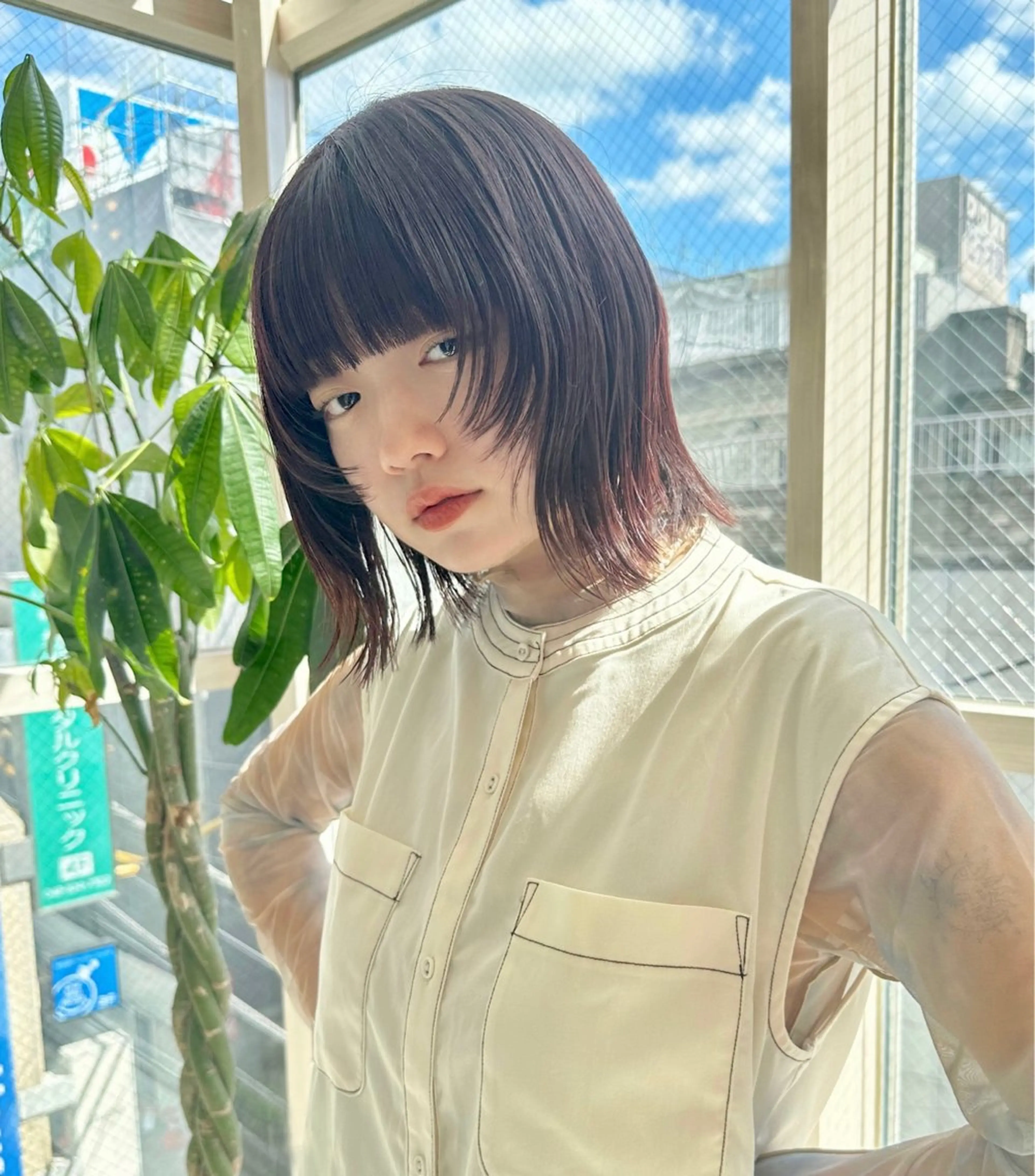 オーガニックカラー+ミルボン3stepトリートメントの写真