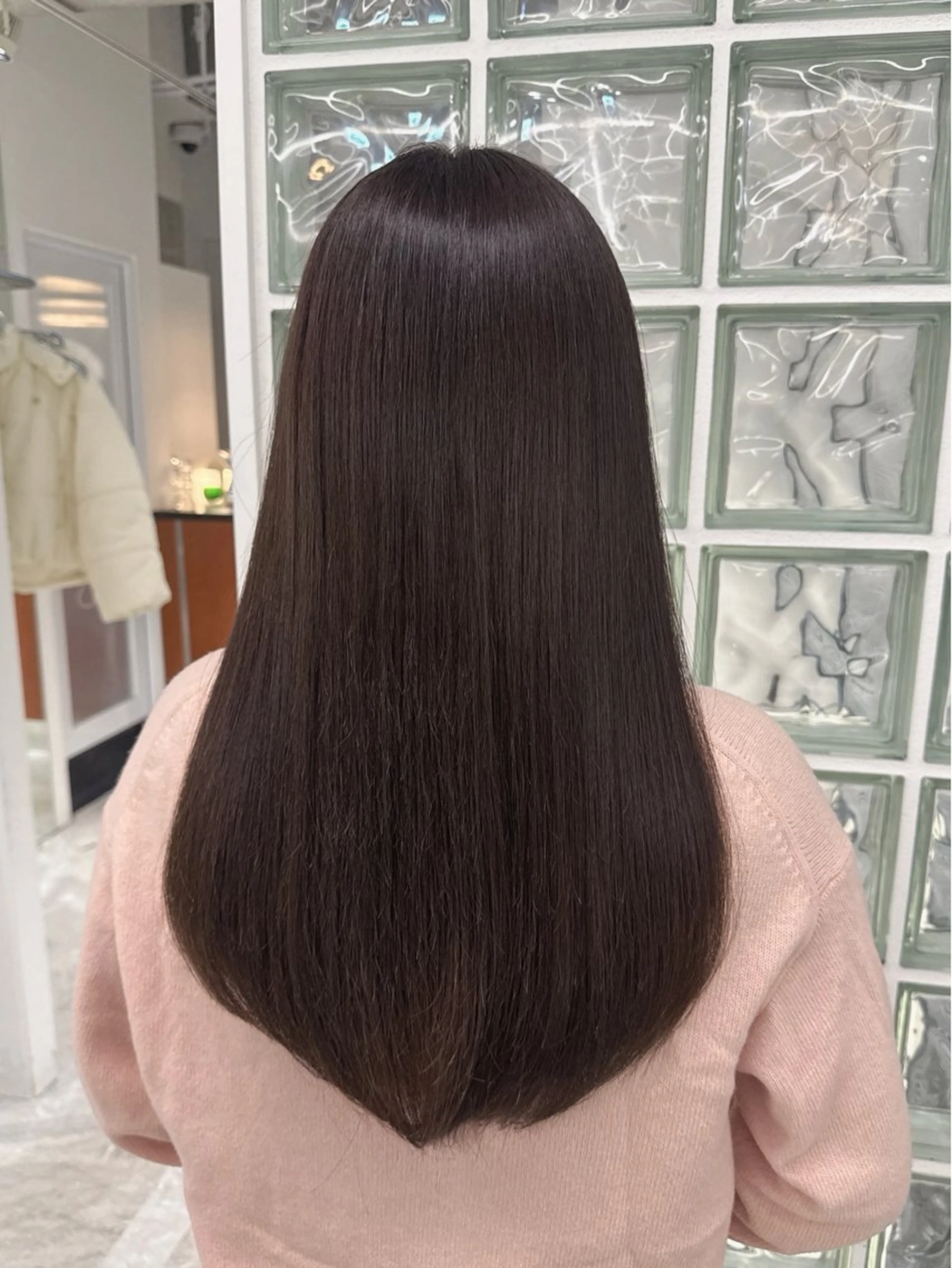 カラー 透明感カラー ヘアカラー トリートメント ヘアセット 秋永 鈴のヘアスタイル