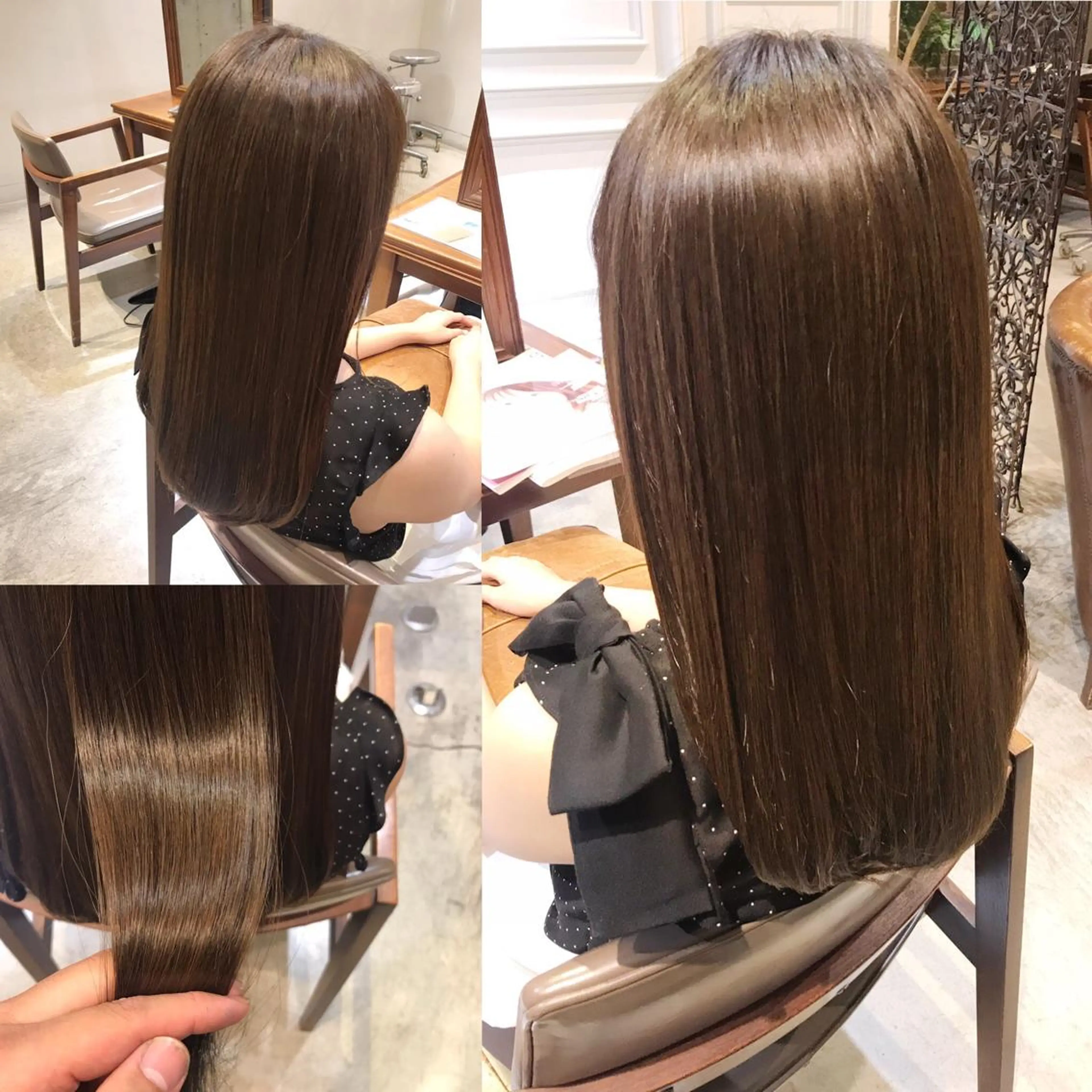 ロング カラー ヘアアレンジ ベージュカラー ブラウンカラー シアーベージュ カット ヘアカラー トリートメント ヘッドスパ 小林 佳祐のヘアスタイル
