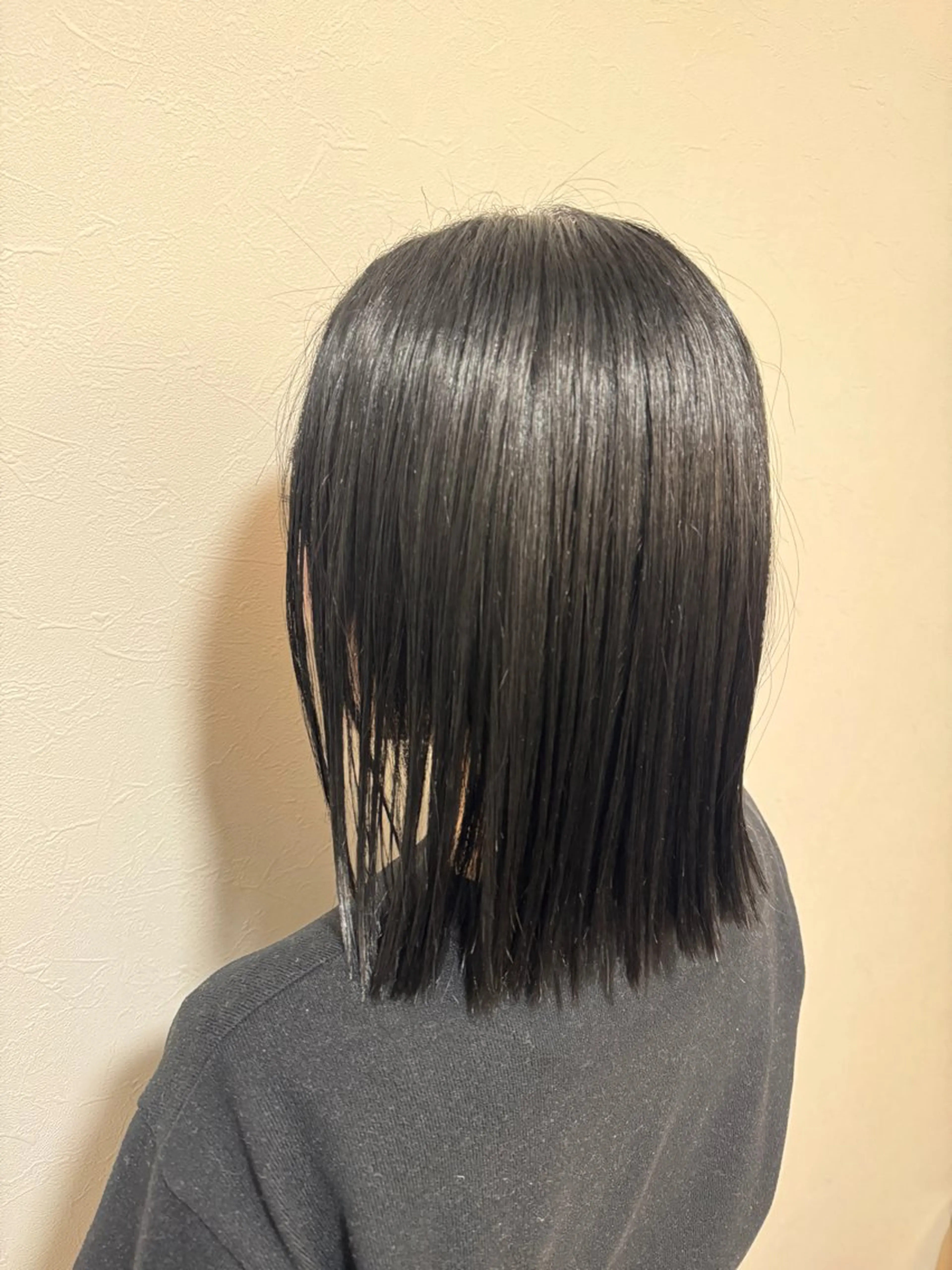 ワンレンbobカット+ヘアカラー+トリートメント⭐︎の写真