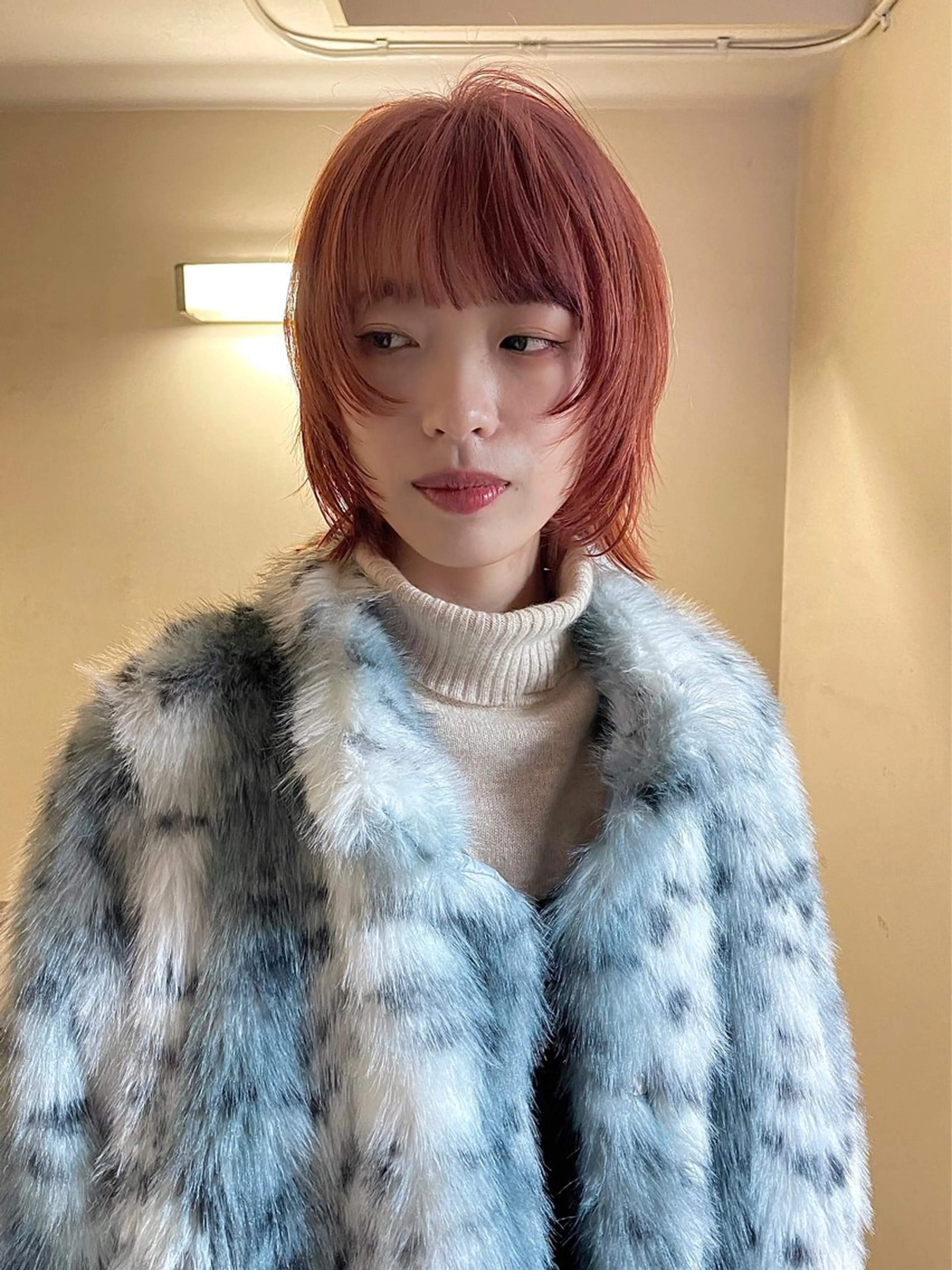 ミディアム カラー 安部佑哉/ハイトーン /レイヤー/ブリーチのヘアスタイル