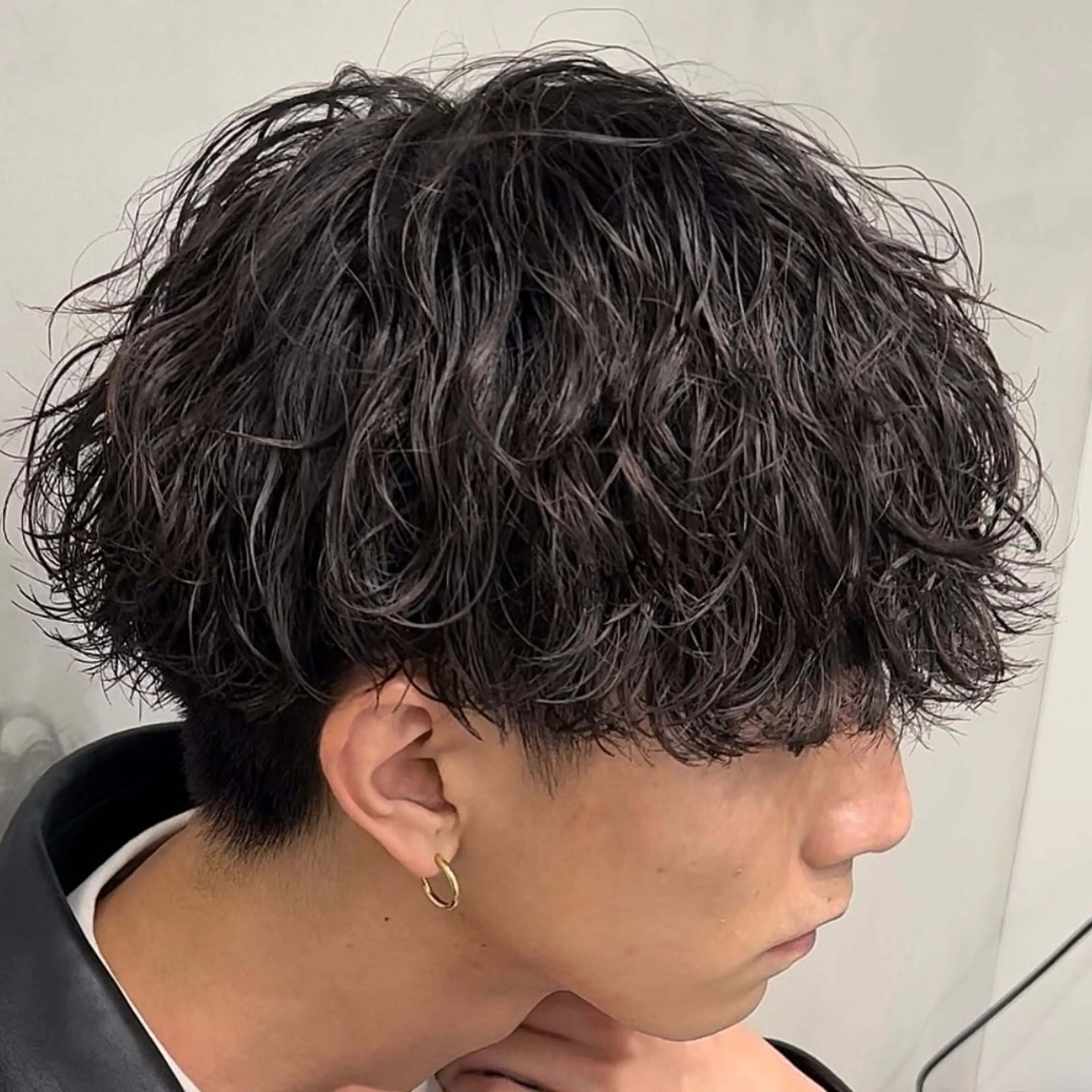 ミディアム パーマ ヘアアレンジ メンズ fifth 石川 凪のヘアスタイル