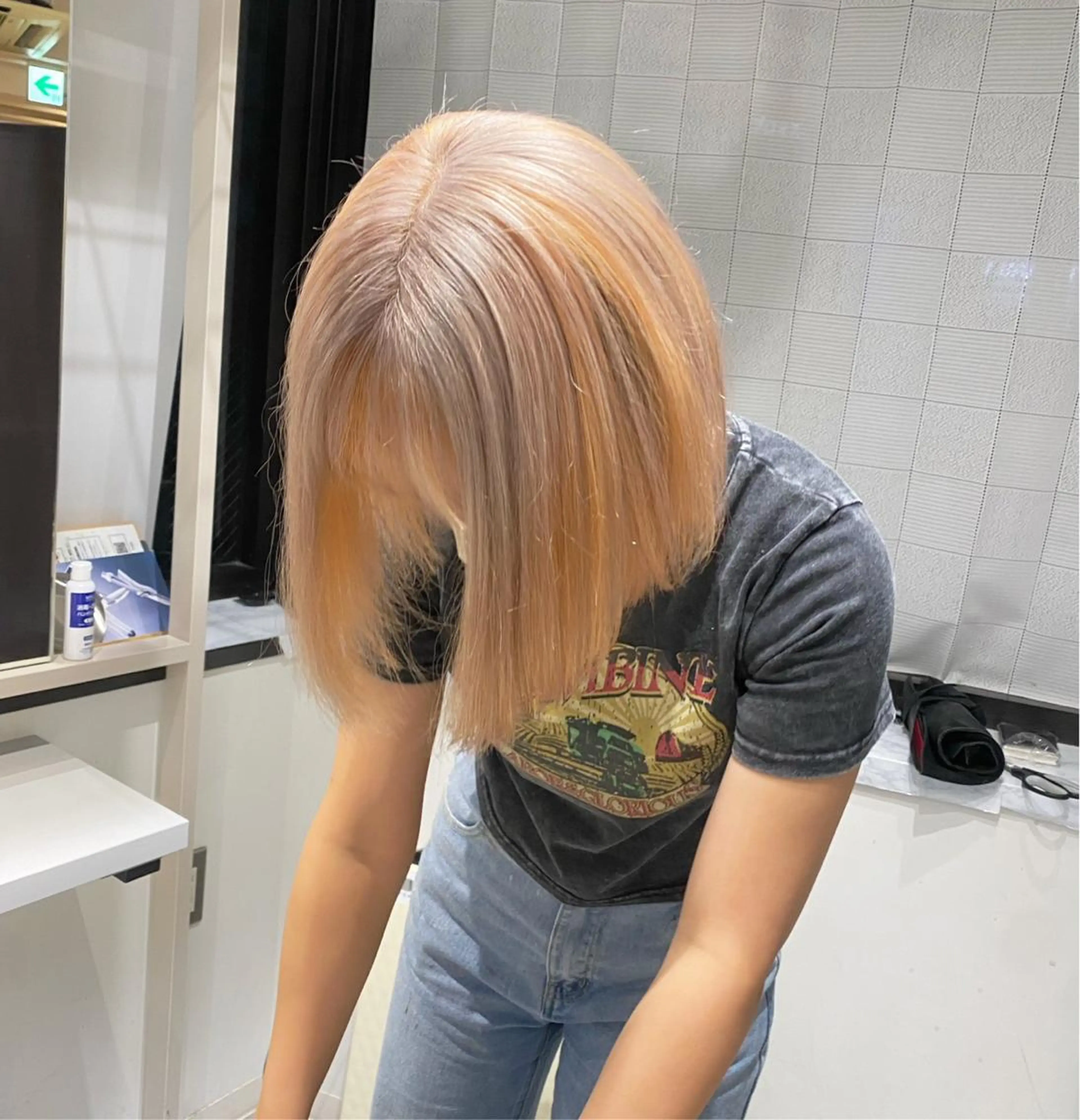 ショート カラー ハイトーン/メンズ/ デザイン/梅田/ミユのヘアスタイル