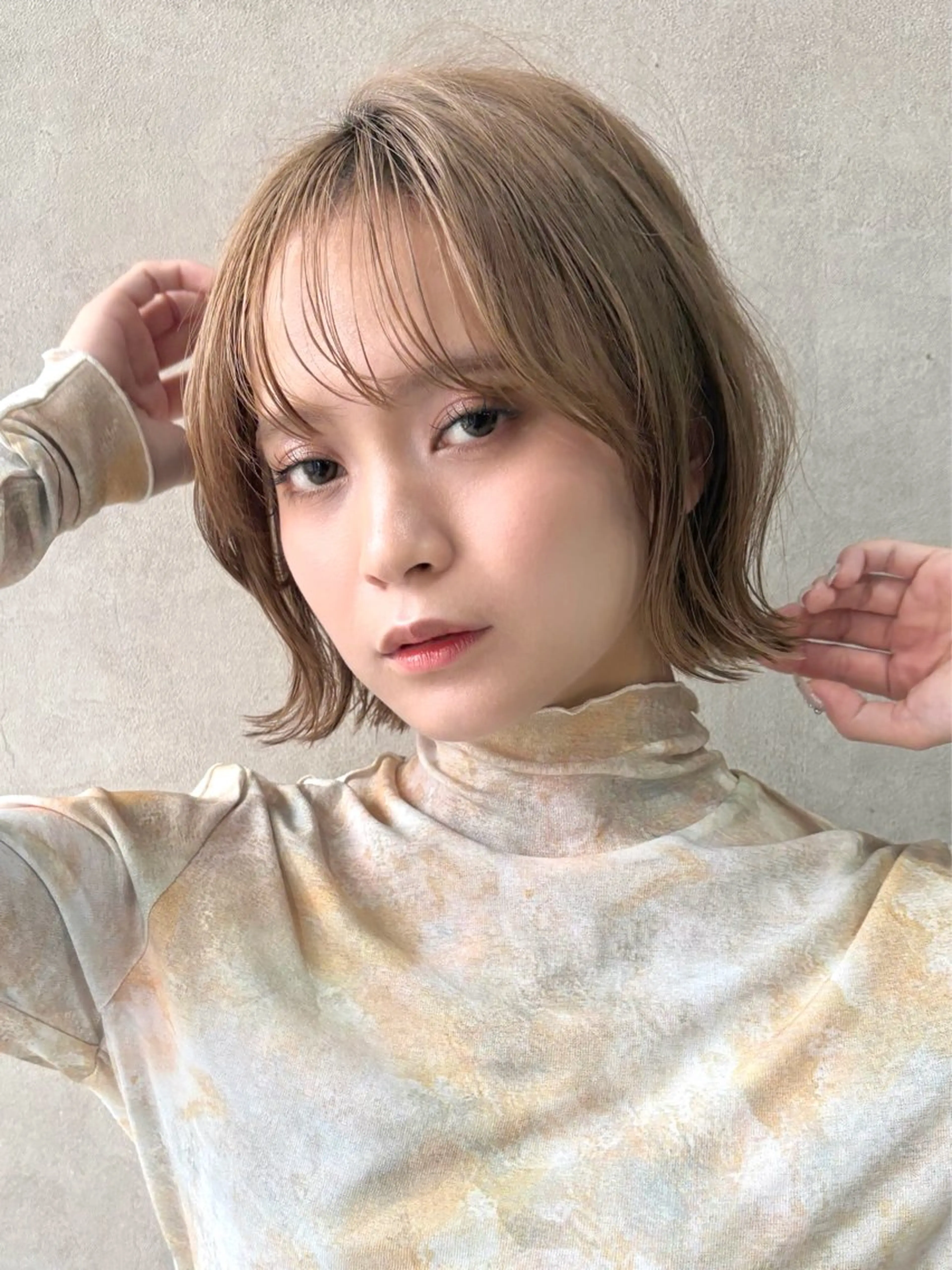 平日限定⭐️似合わせカット+トレンドカラー+Aujuaセレクトシャンプー+プチマッサージ ¥13200→¥11,000の写真