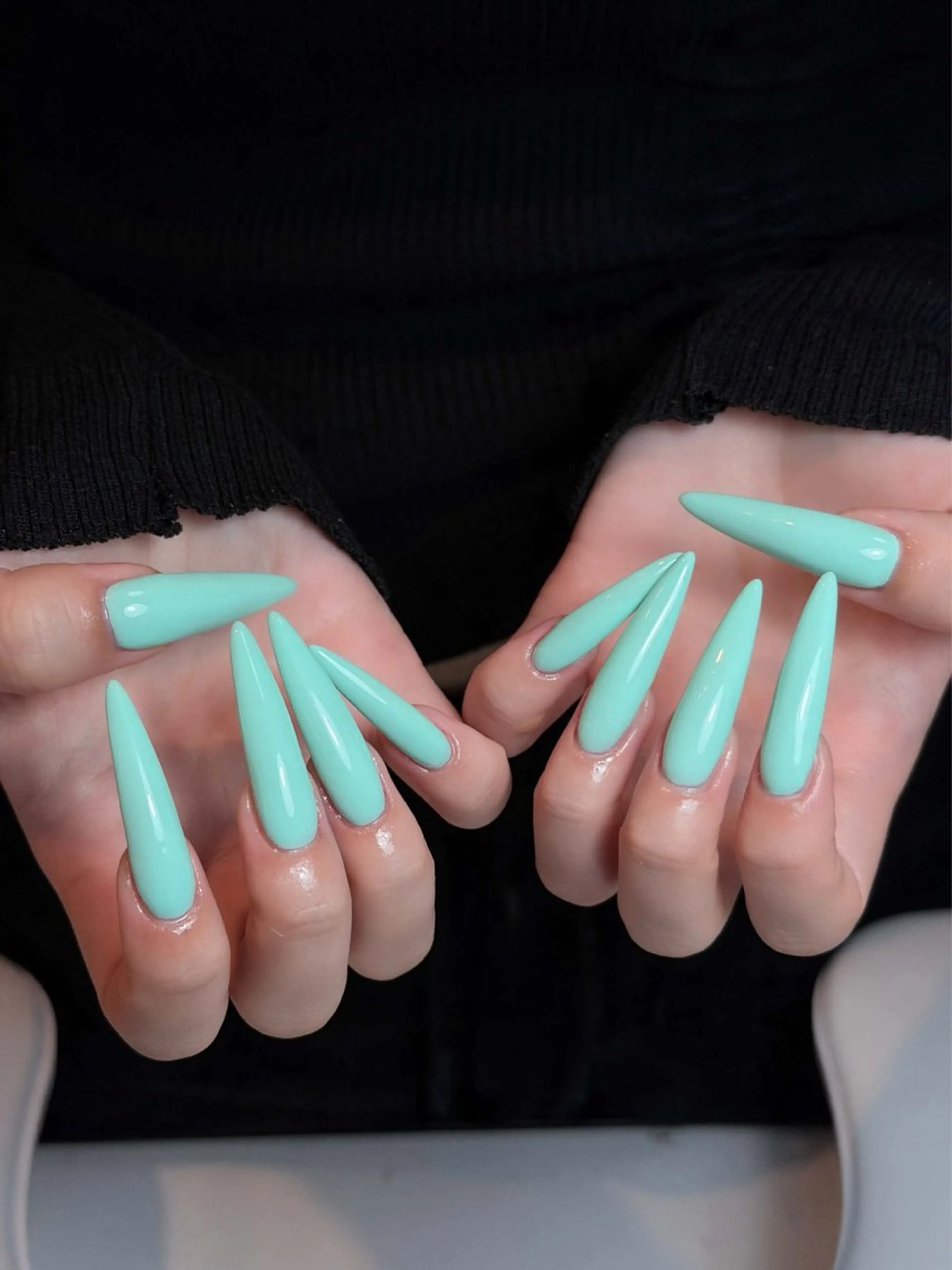 ネイル チークネイル ドット フレンチネイル グラデーション ハート ハンドネイル Julli NailStudioのネイルデザイン