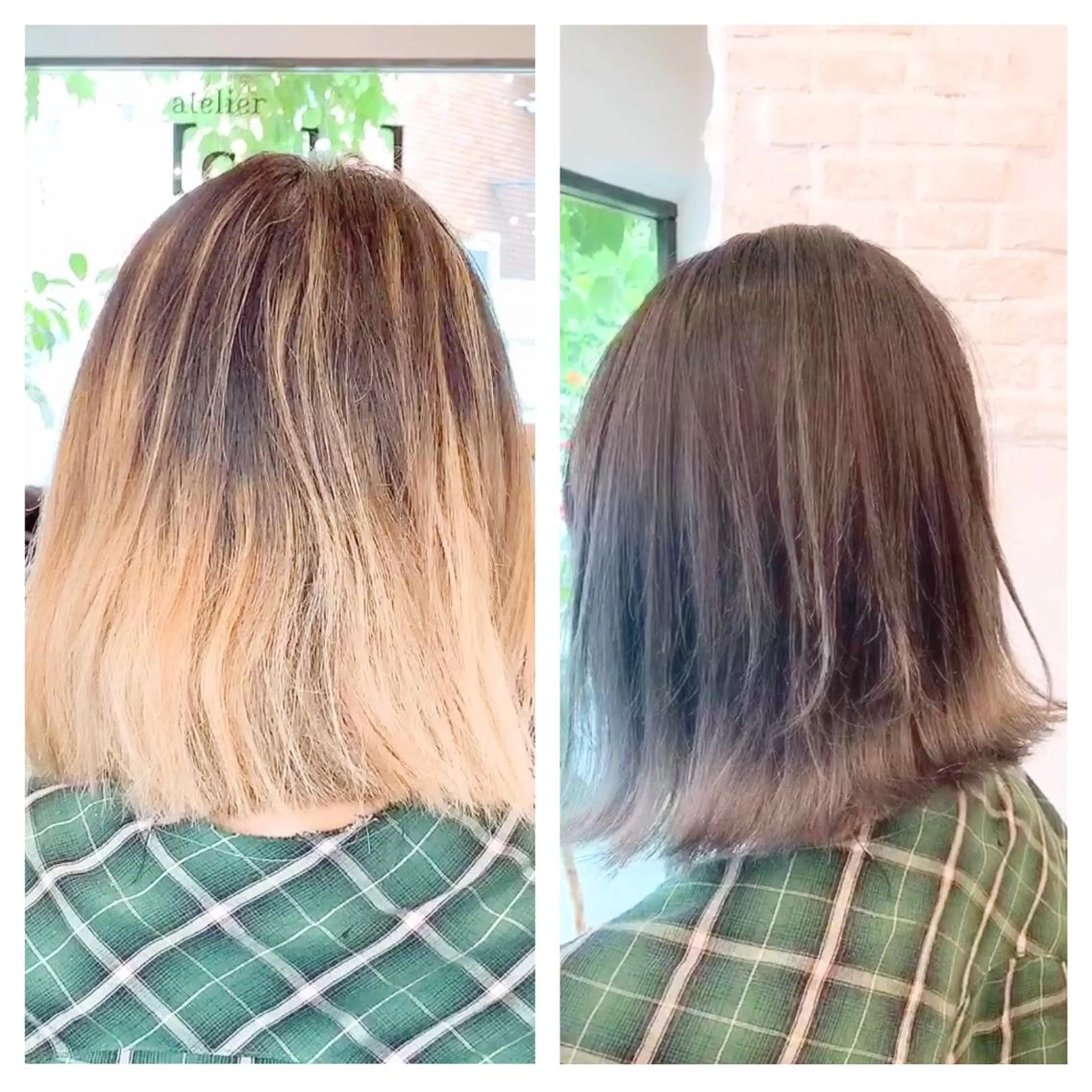 ミディアム カラー ブリーチ Real me 鈴木のヘアスタイル