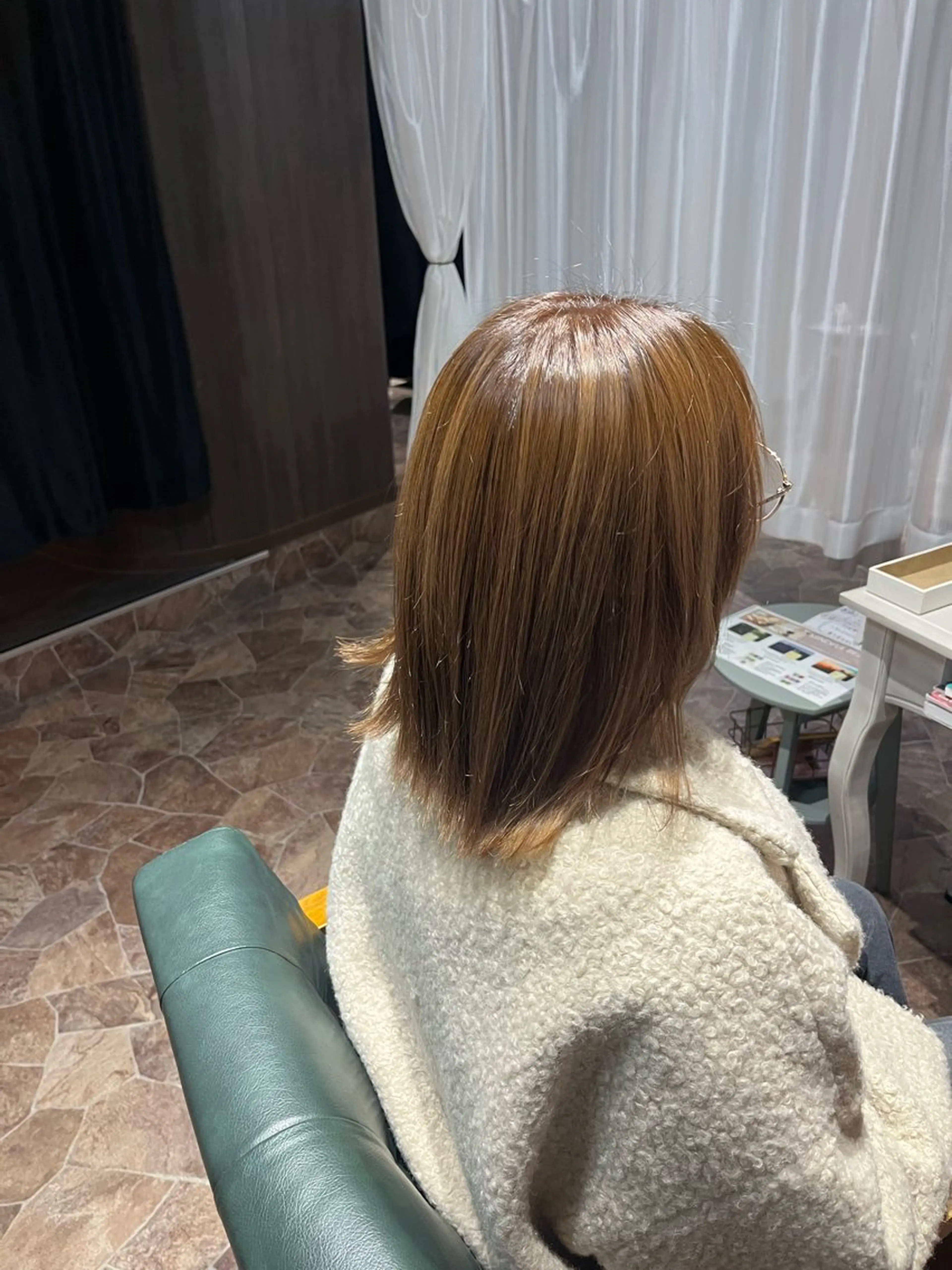 ミディアム カラー 松田 悠磨のヘアスタイル