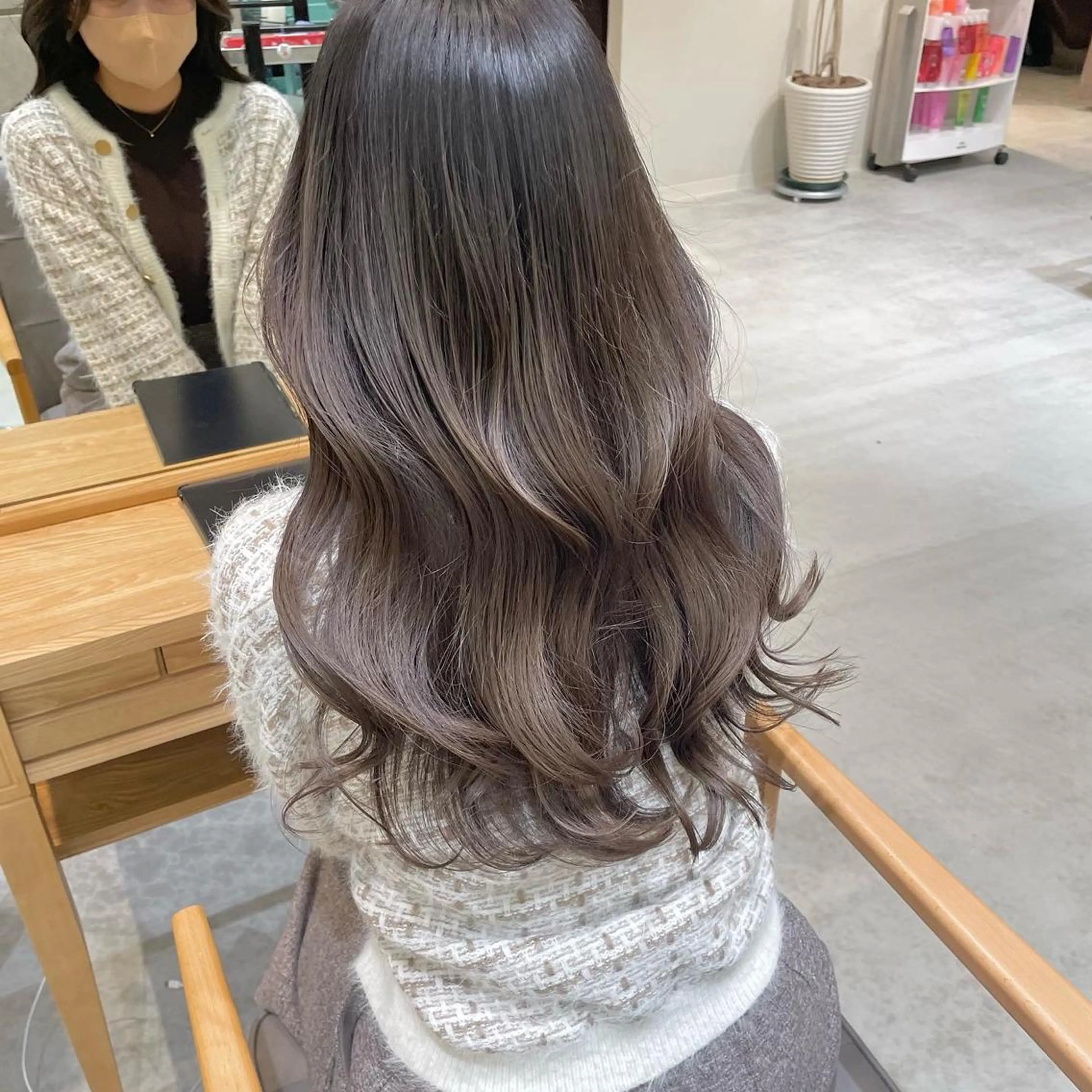 ロング 韓国風ヘア レイヤーカット ムラ修正ブリーチ 山田眞之介のヘアスタイル