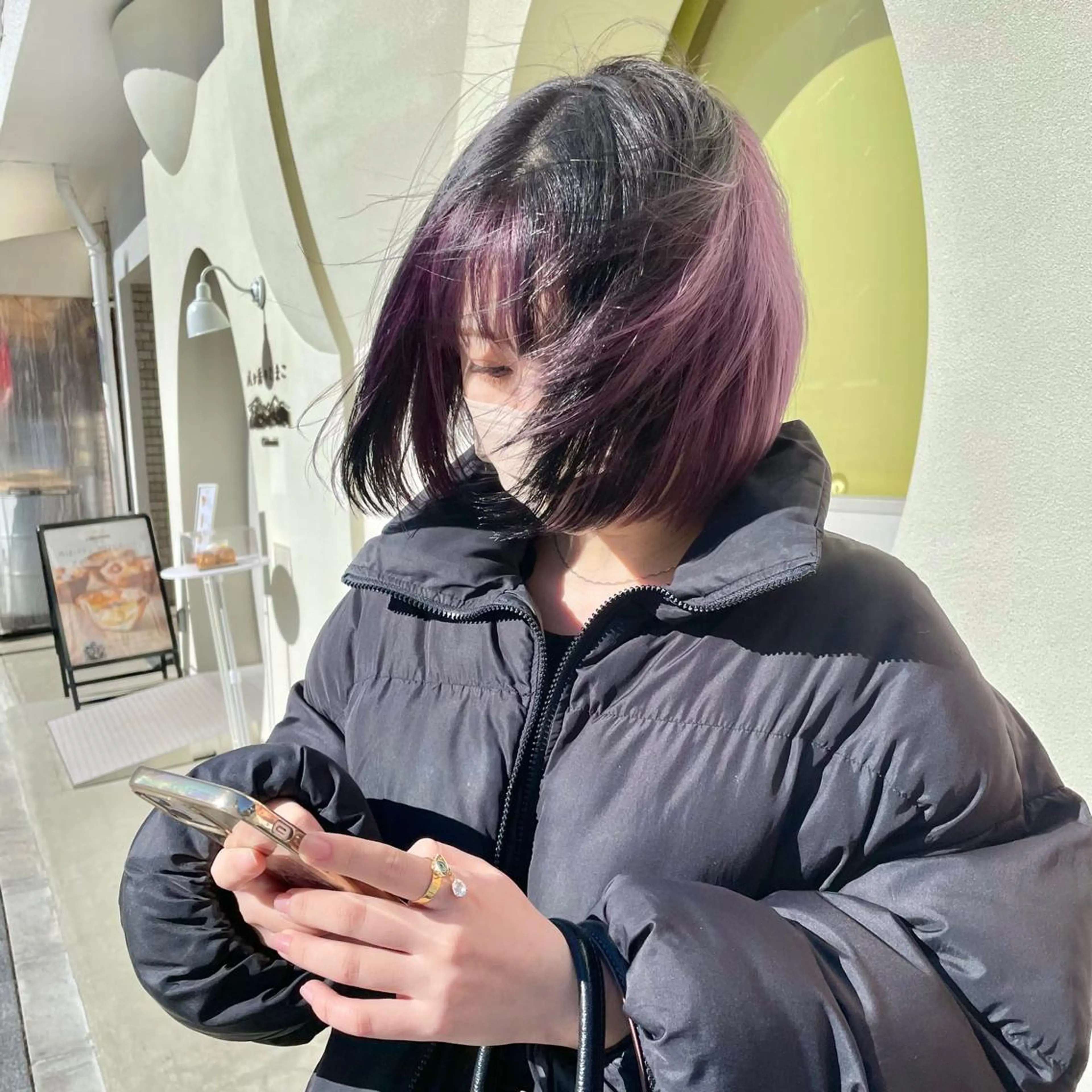 カラー レディースパーマ モデル募集RIKOのヘアスタイル