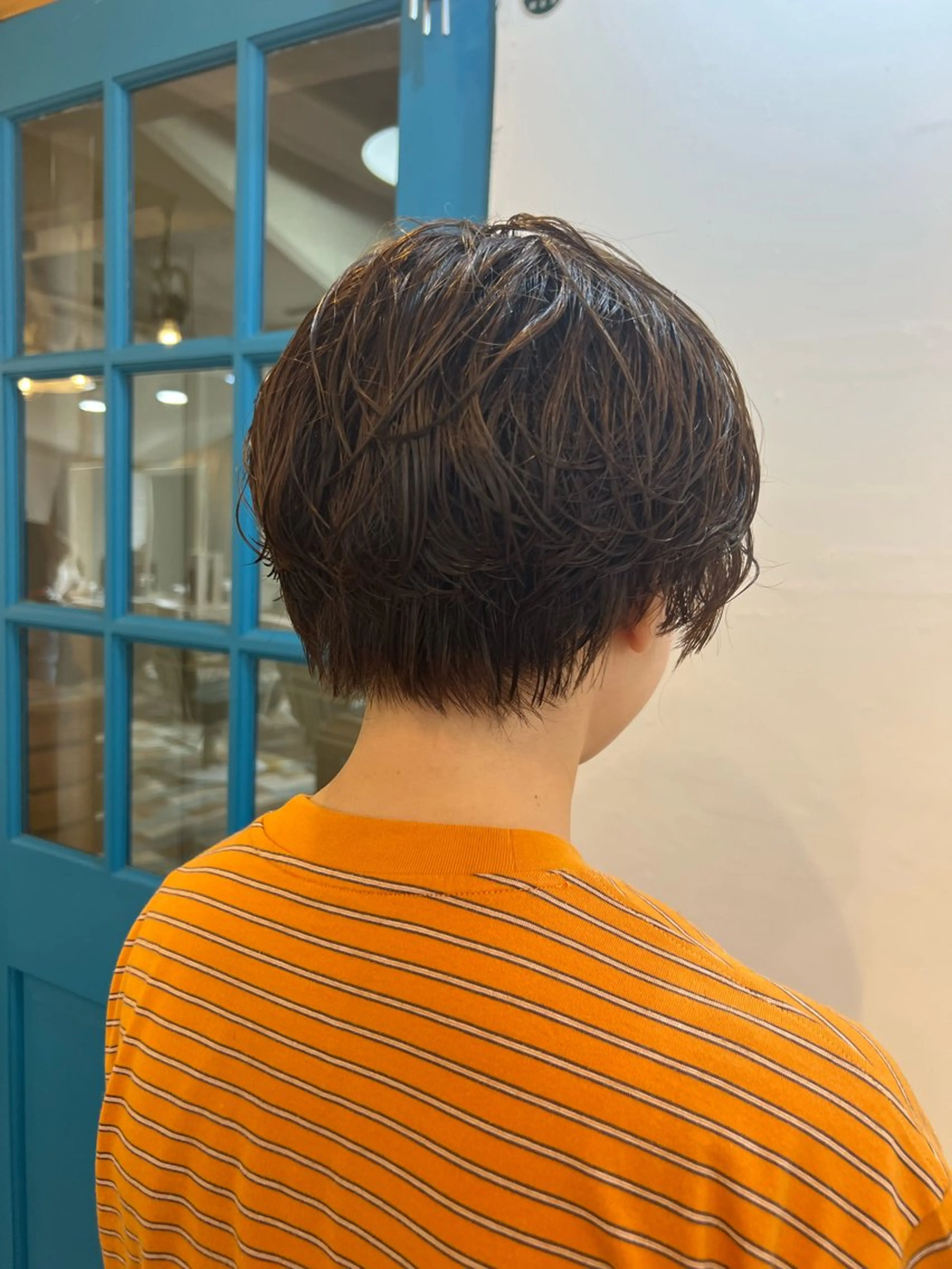 ショート カラー デザインカラー イヤリングカラー ハイライトカラー ボブ 顔周りカット カット ヘアカラー トリートメント KANA/ボブ/ インナーカラー/艶髪のヘアスタイル