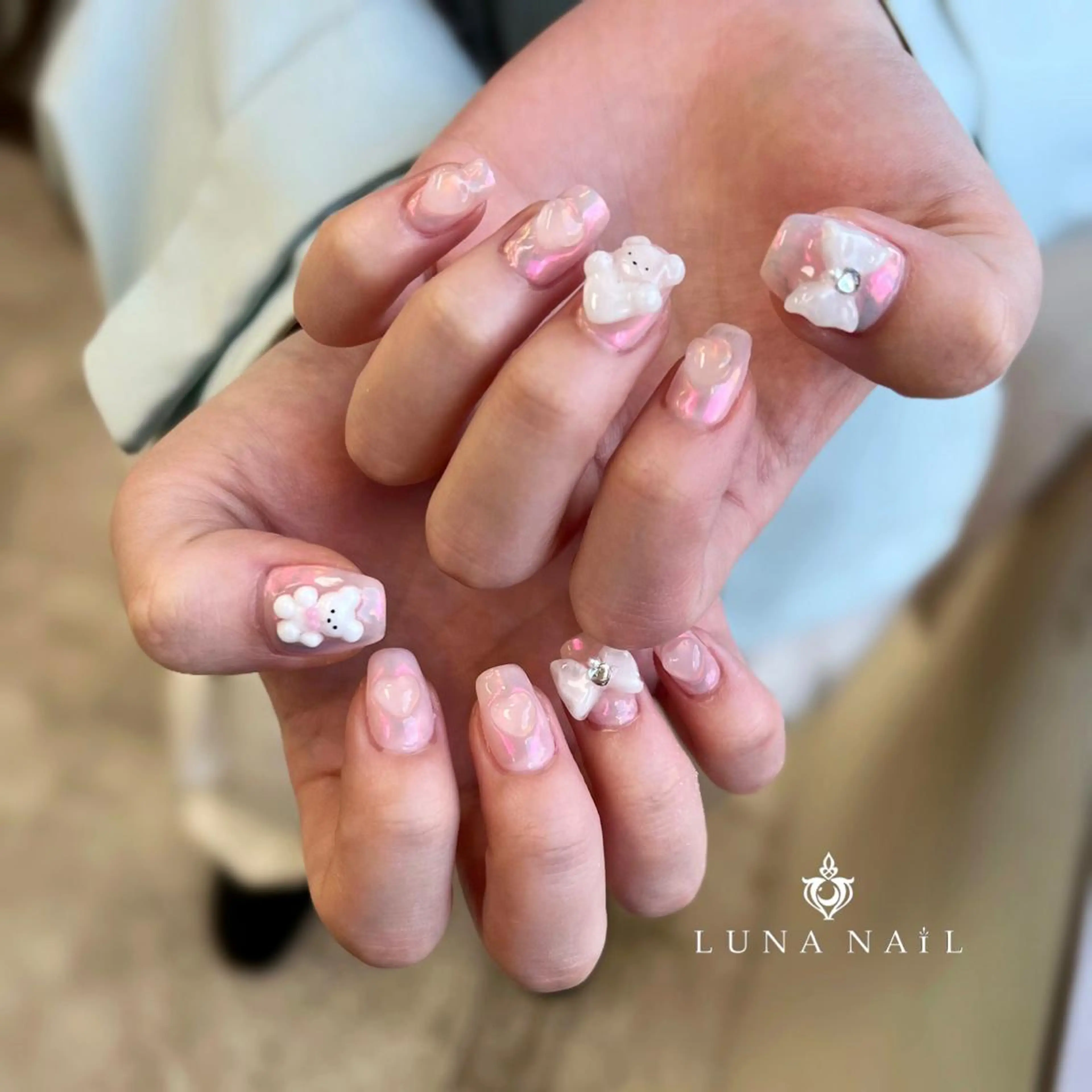 ネイル アートネイル ハンドネイル アトリエ　ミモザ所属・いまむら あかりのネイルデザイン