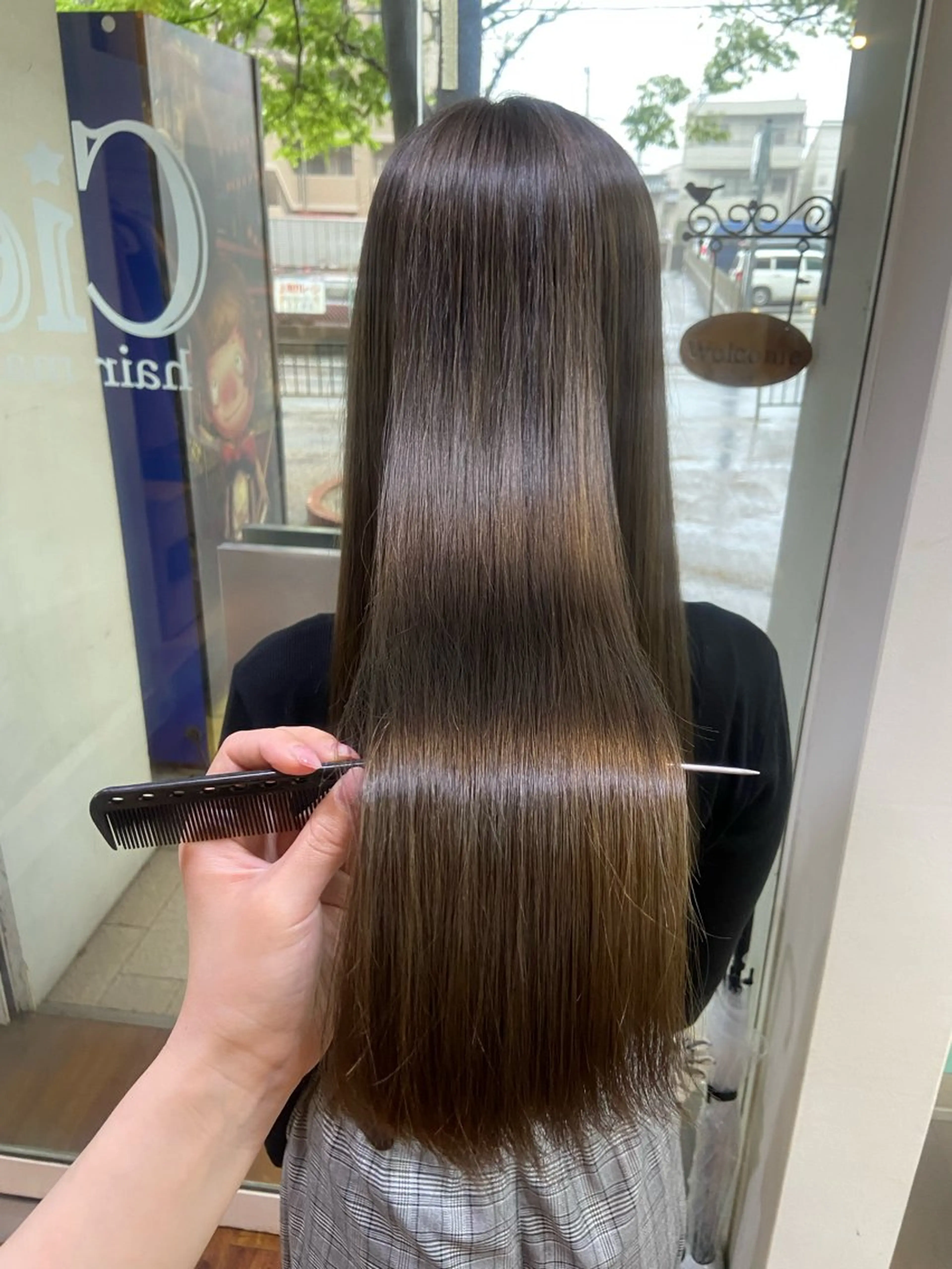 ロング カラー カット ヘアカラー トリートメント 髪質改善/透明感 カラー/西川奈穂のヘアスタイル