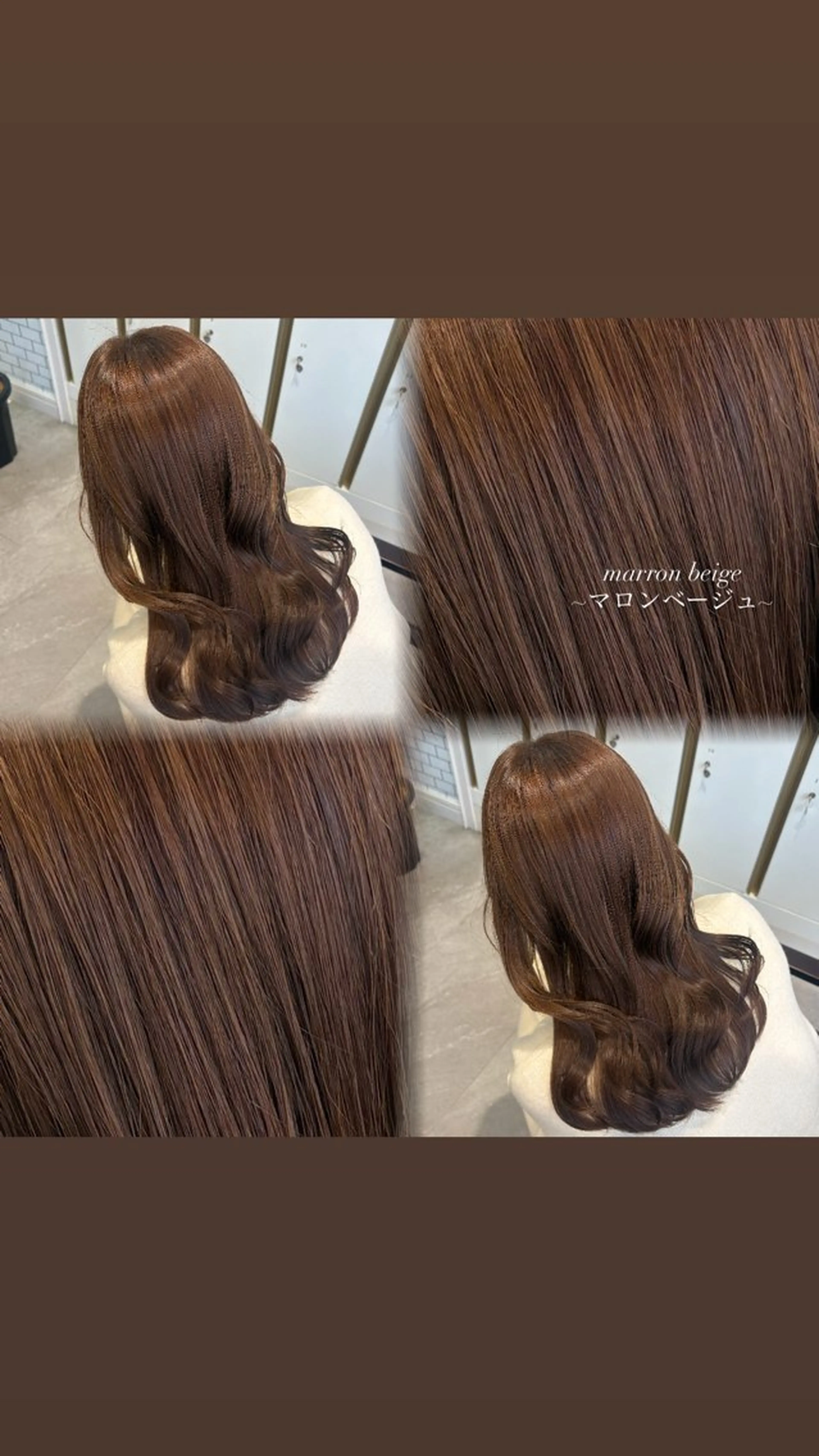 セミロング カット ヘアカラー トリートメント 艶髪/透明感カラー 🫧韓国ヘアのヘアスタイル
