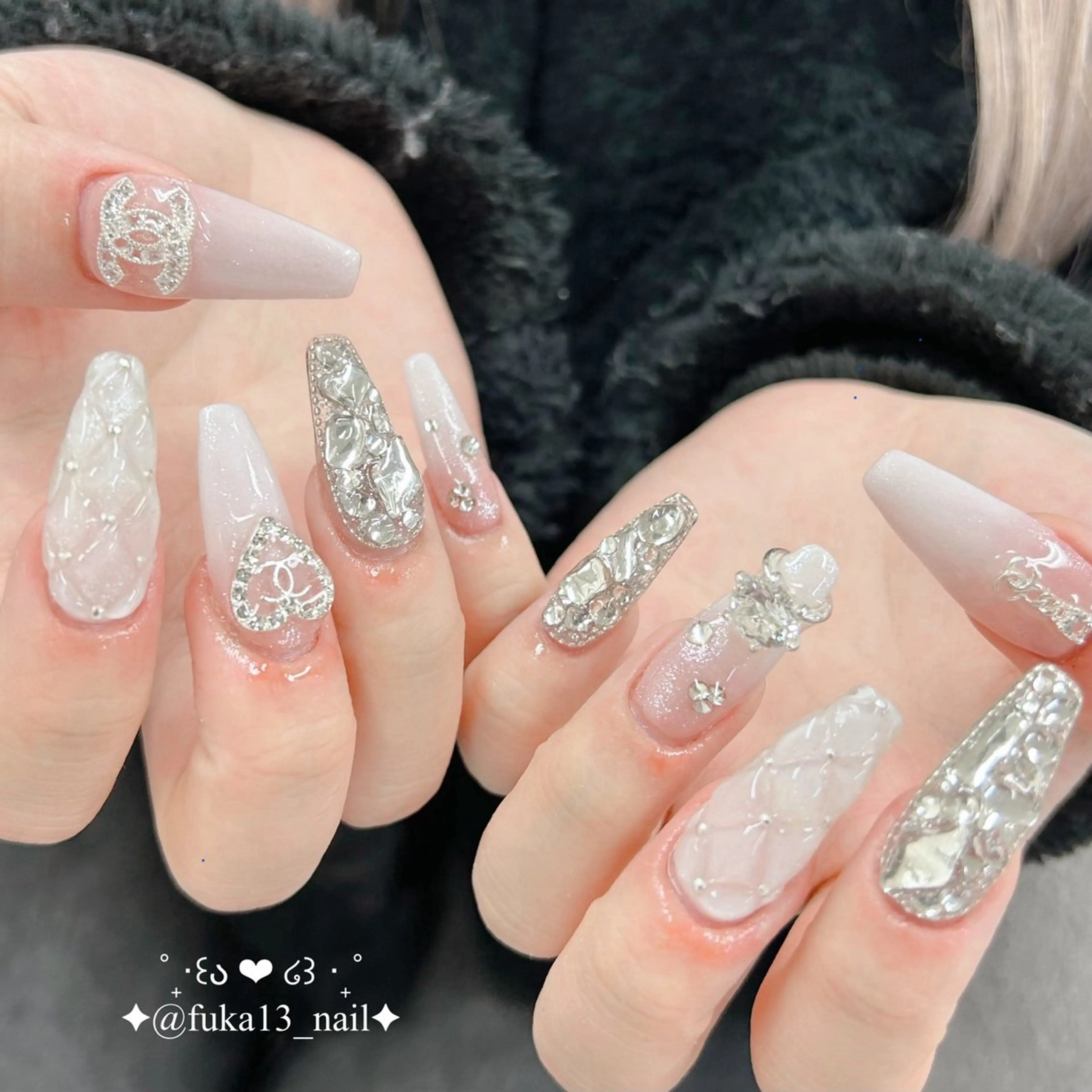 ネイル 成人式 持ち込み スカルプネイル 冬ネイル ハンドネイル ネイルサロンAnela【アネラ】所属・Nail♡Fuka. /4月予約受付中のネイルデザイン