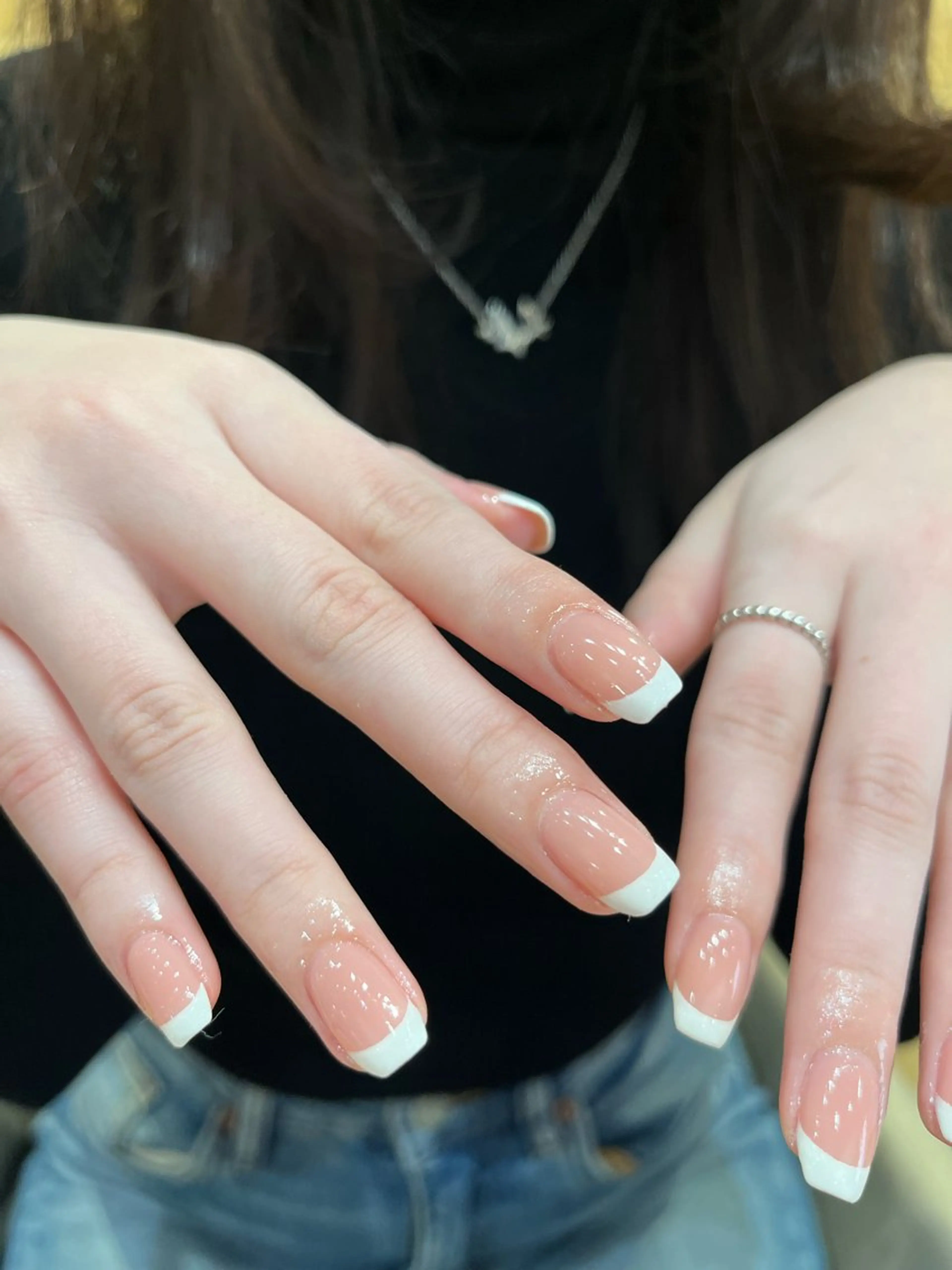 [オフなし] フレンチネイルの写真