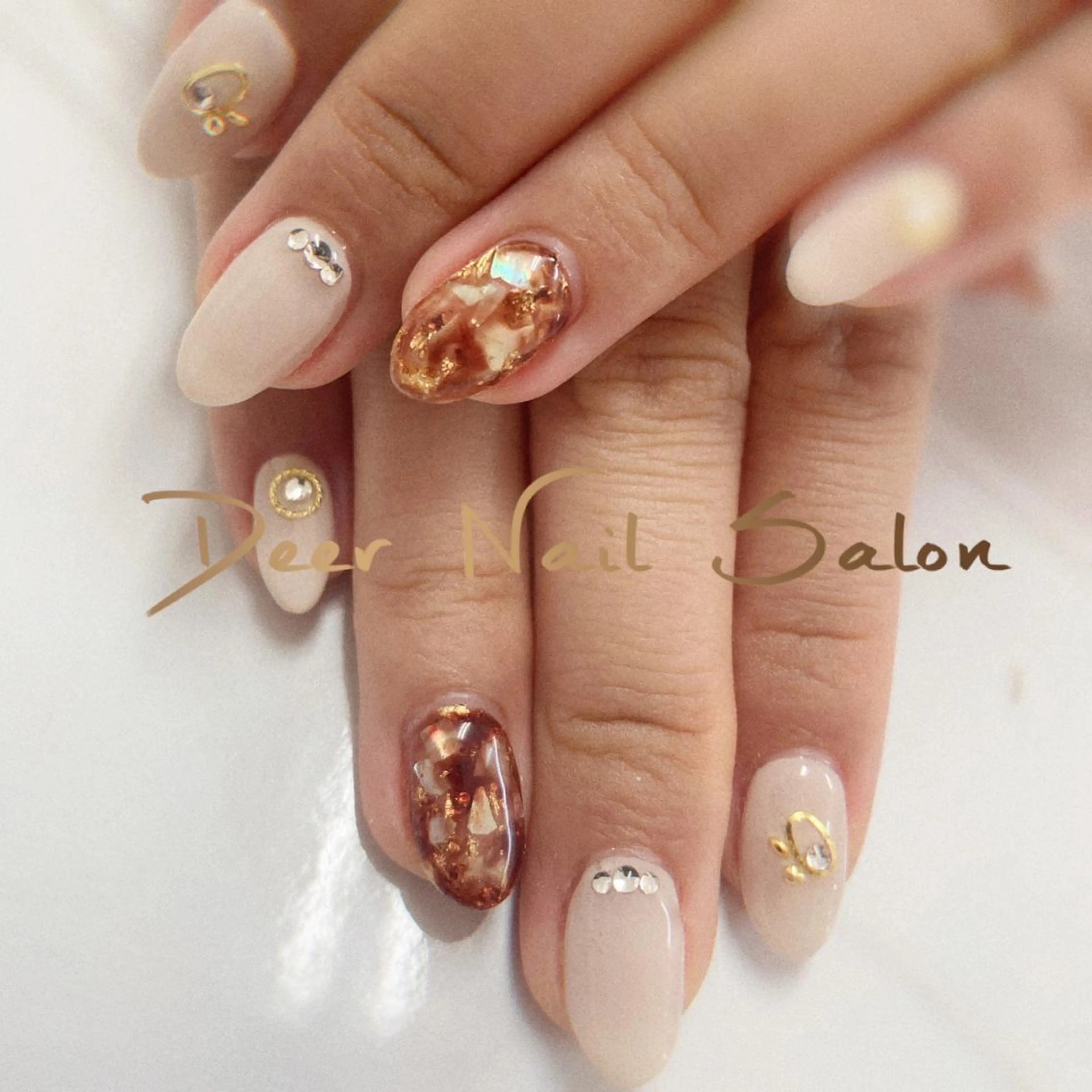 ネイル ハンドネイル Peachy 🍑のネイルデザイン