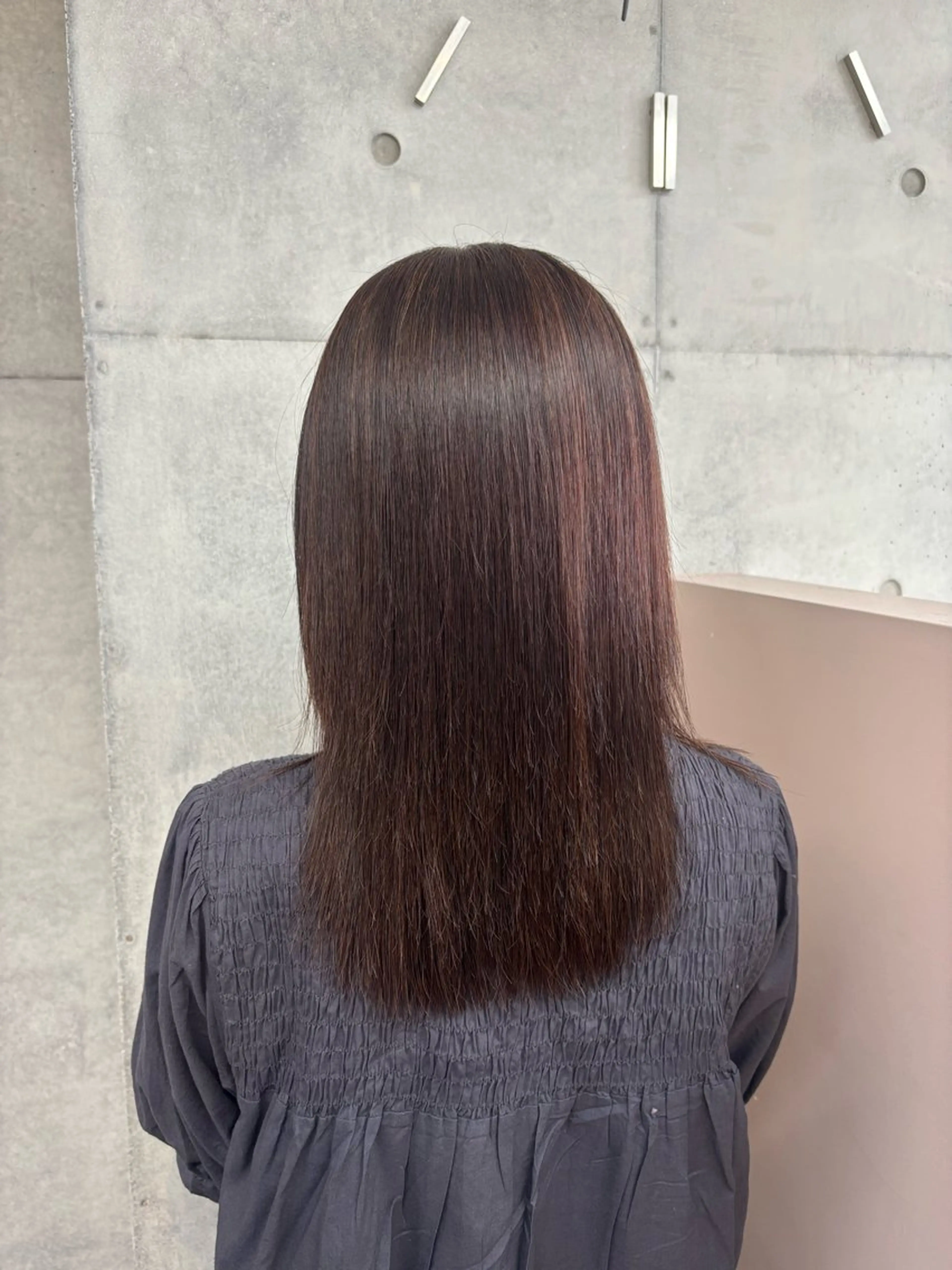 ミディアム カラー 🖤里央愛🖤 カットモデル募集中のヘアスタイル