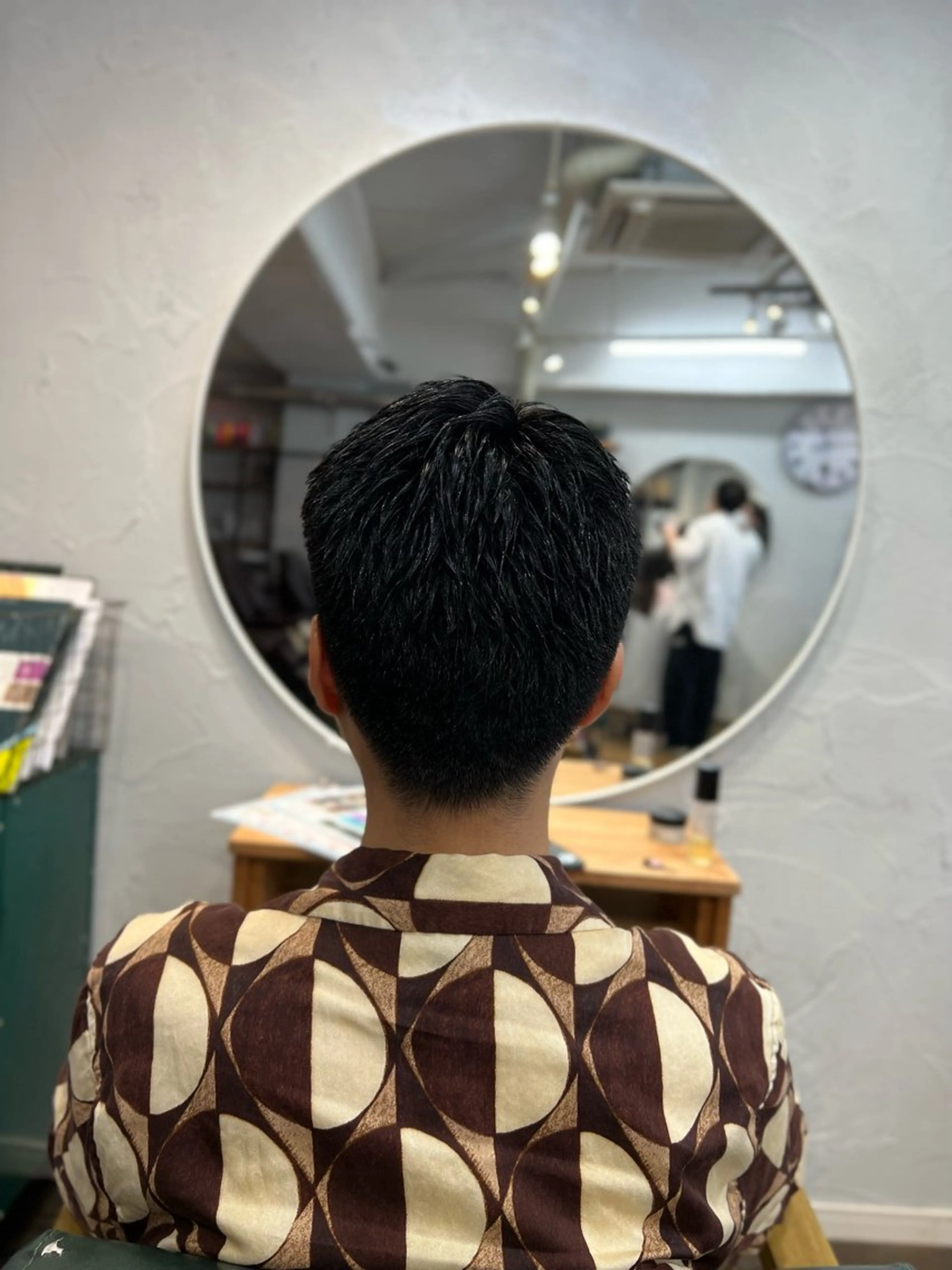 ショート メンズ フェードカット 髪質改善/縮毛矯正/ 超高濃度水素ケアのヘアスタイル