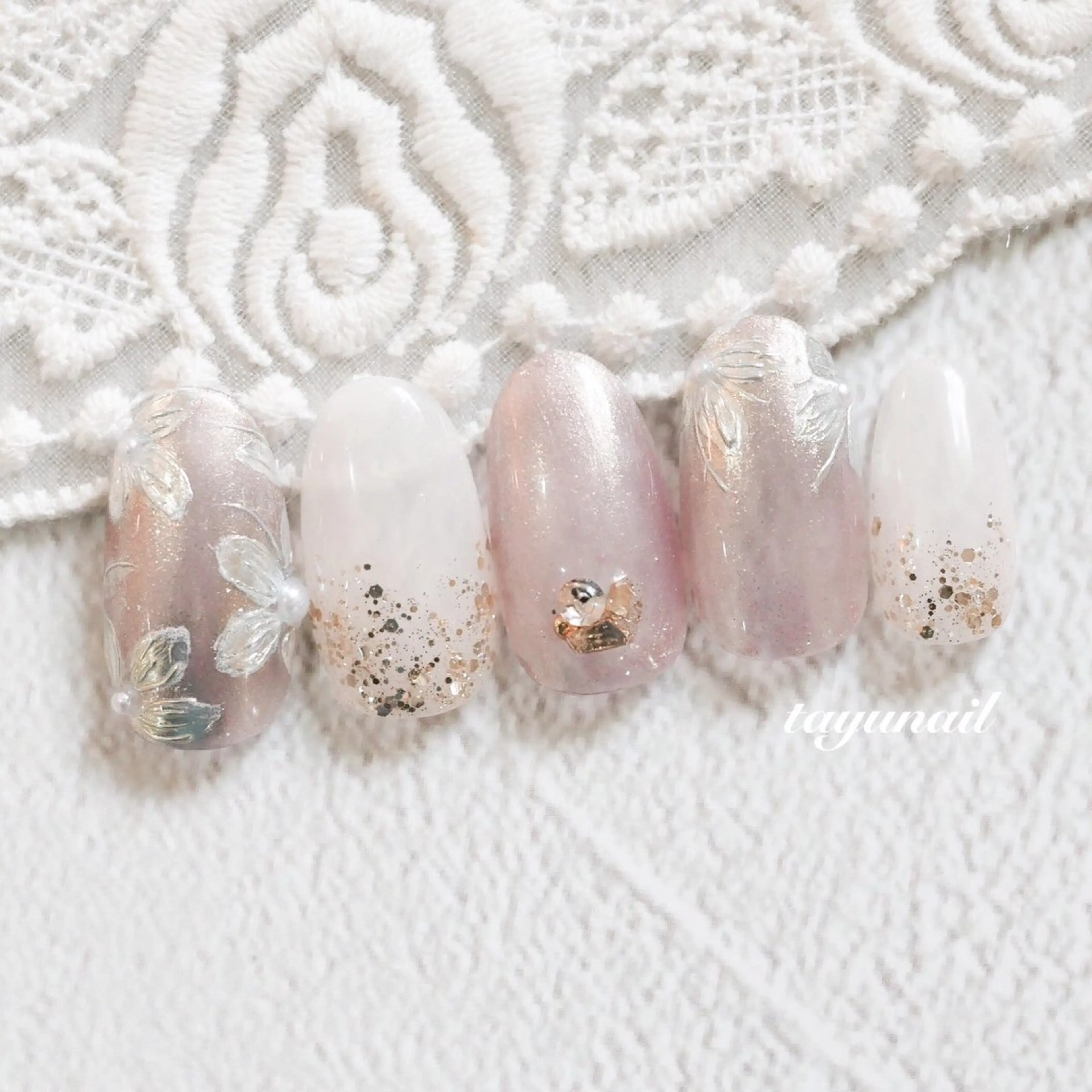 ネイル アートネイル ジェルネイル パラジェル ネイルサロン 【たゆnail】のネイルデザイン
