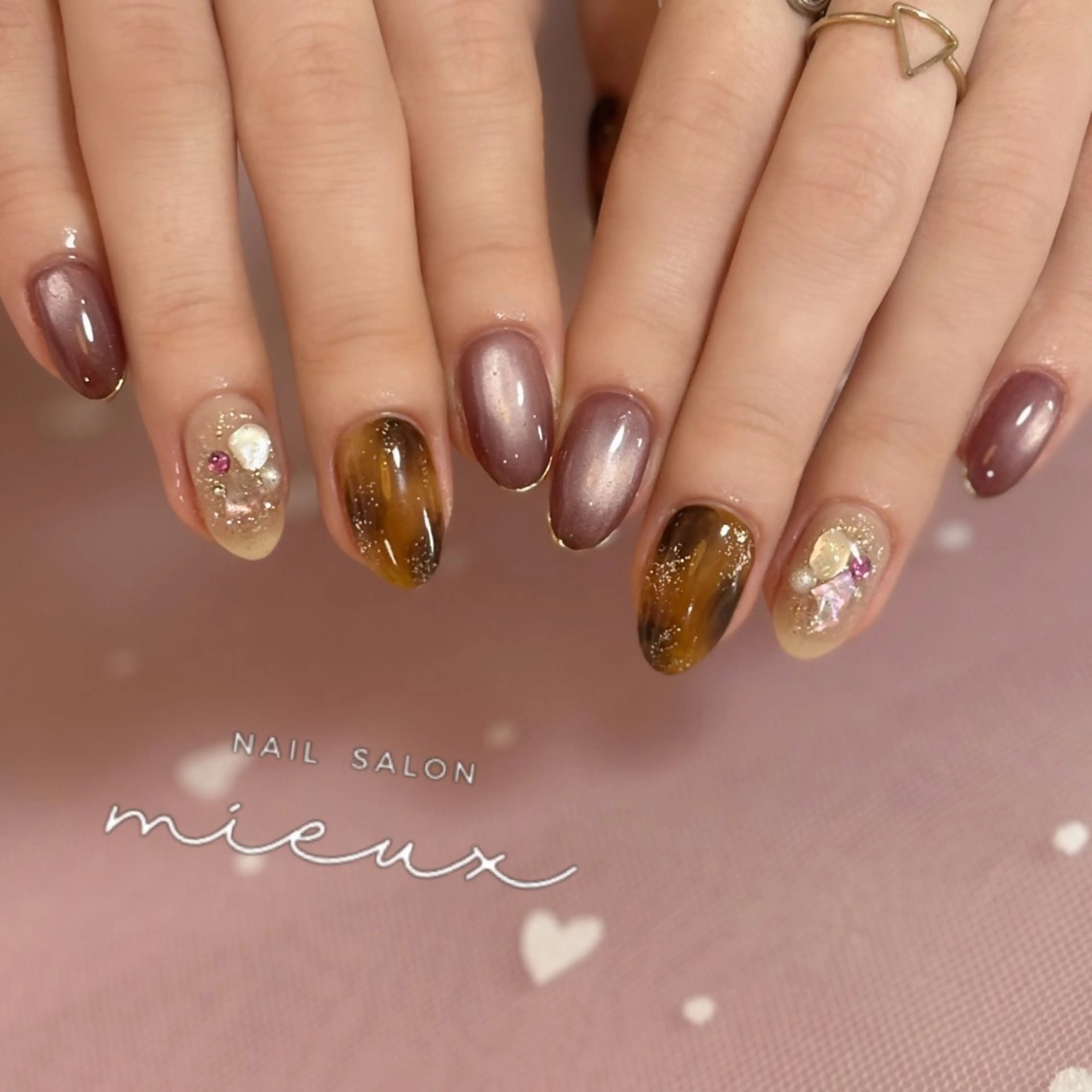 ネイル ハンドネイル nailsalon mieuxのネイルデザイン