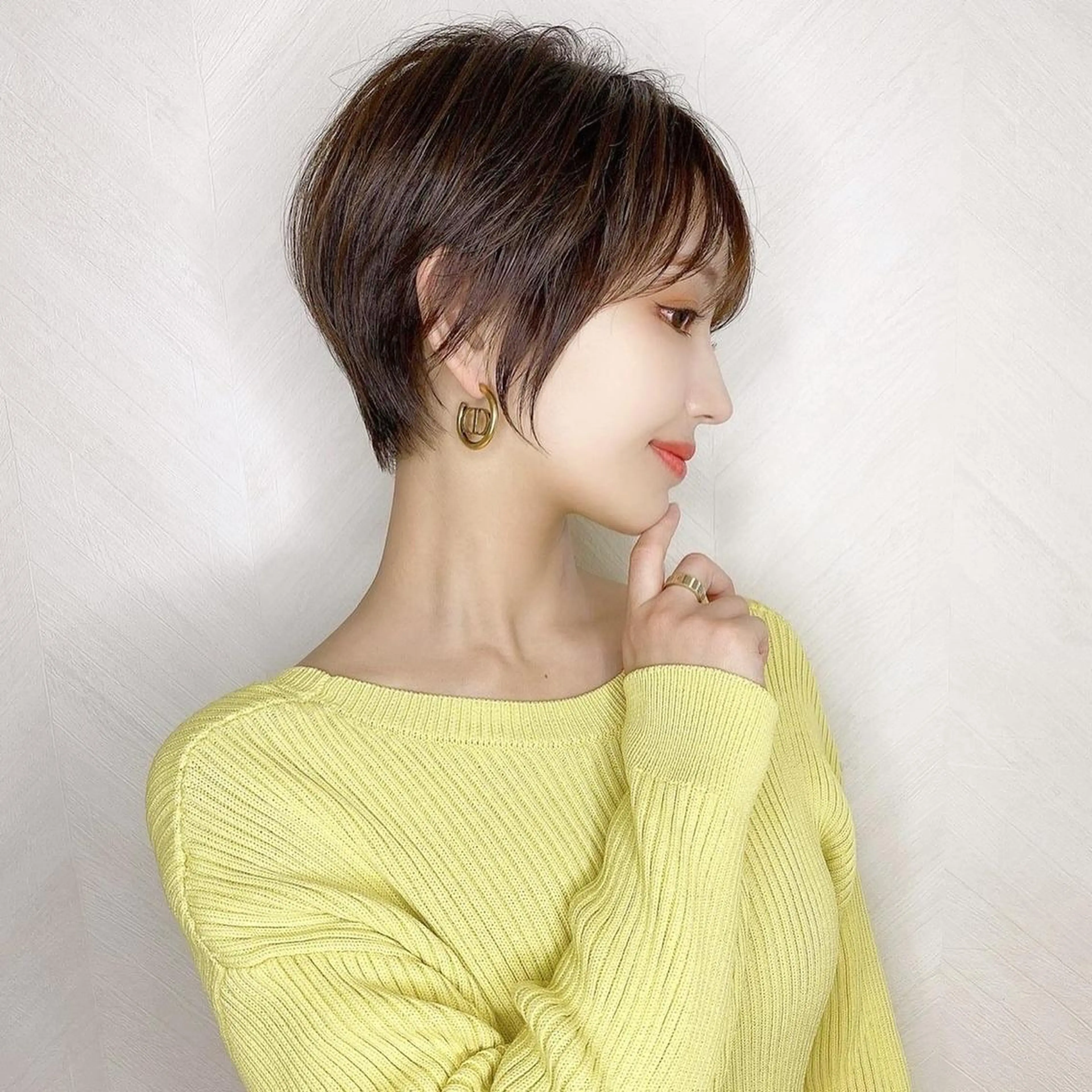 ショート カラー カット ヘアカラー トリートメント 🌟モテ髪ショート 🌟店長　津賀涼のヘアスタイル