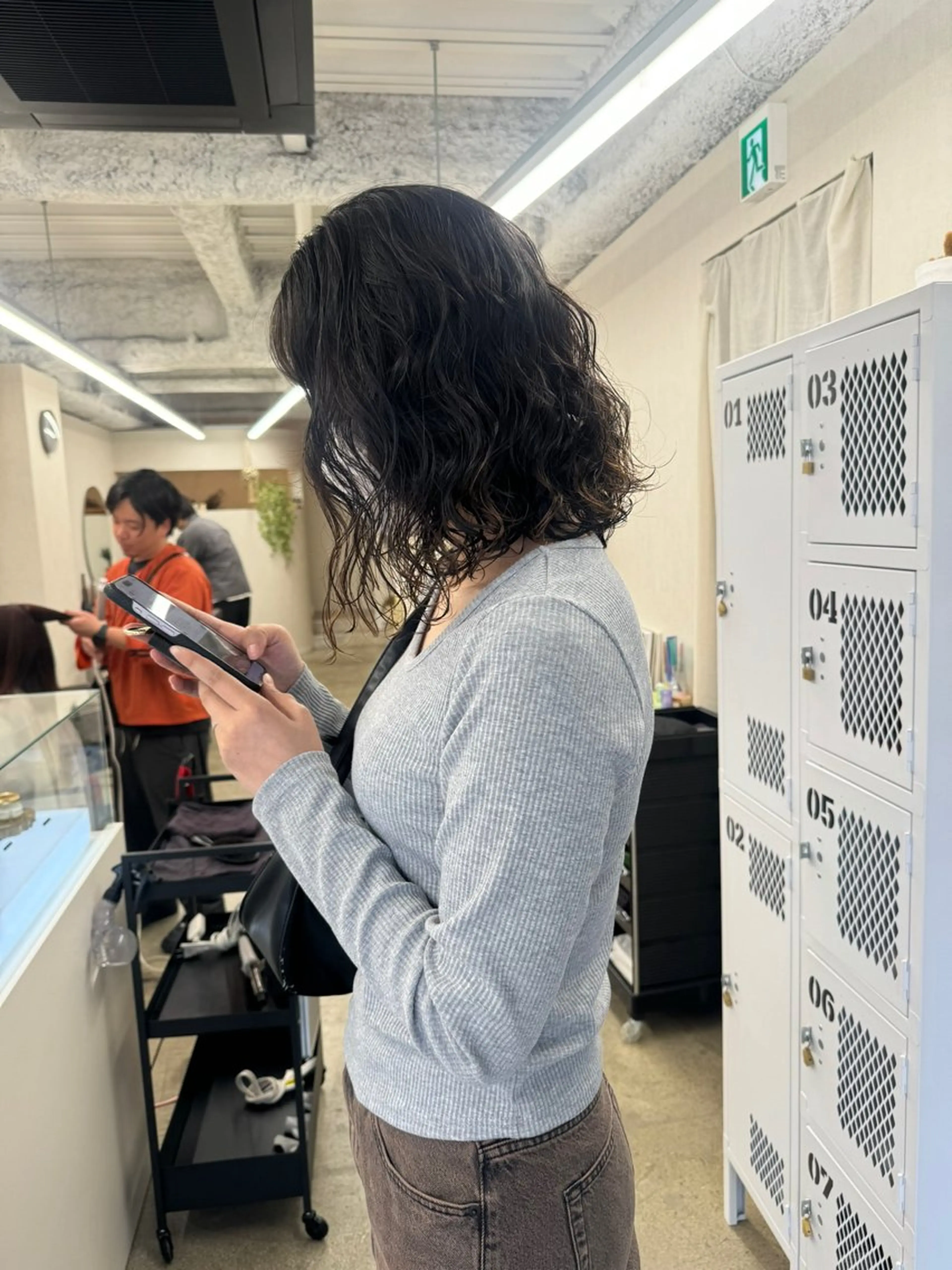 ミディアム パーマ kiji所属・kiji NAHO/ パーマ／久屋大通のヘアスタイル