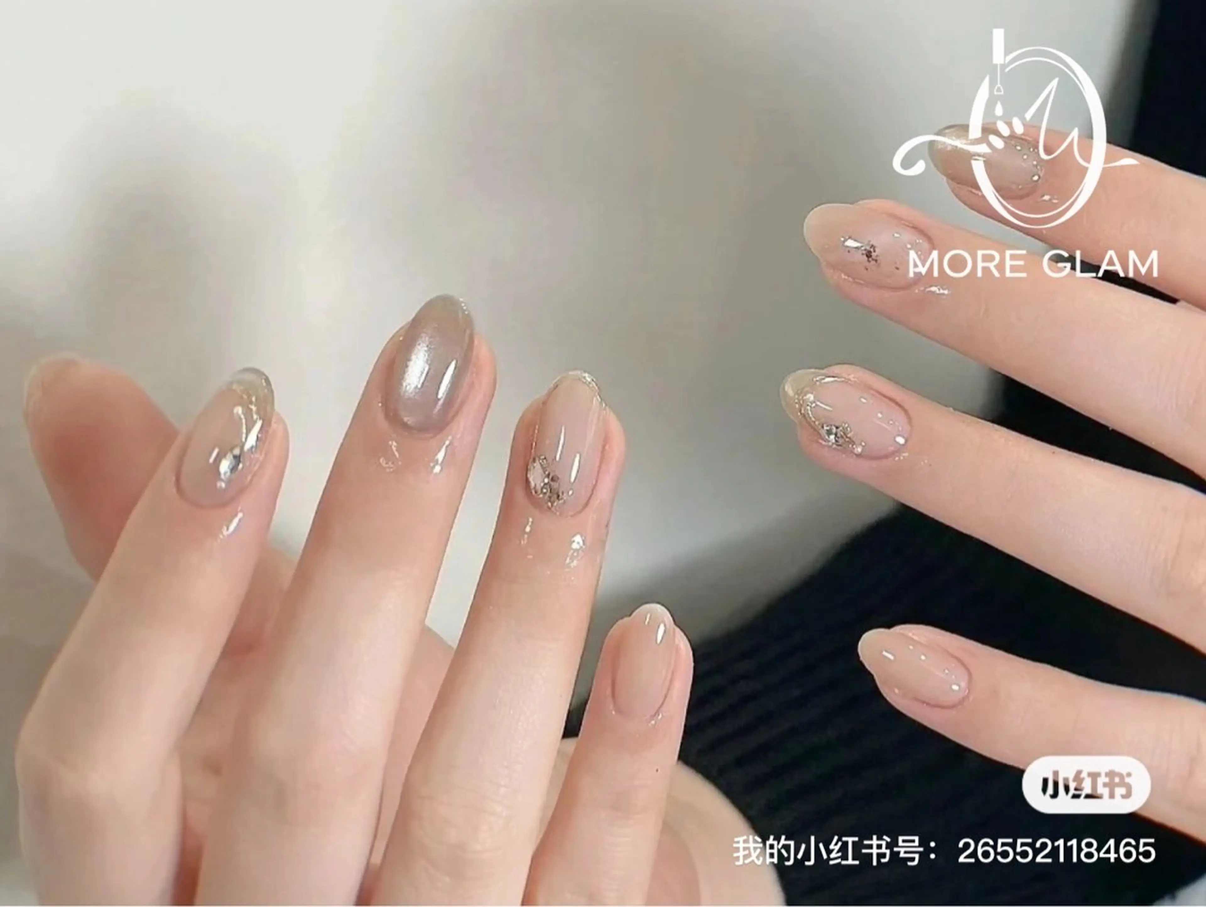 ネイル 長さ出し フットネイル フレンチネイル ジェルネイル 韓国ネイル MoreGlam ネイルのネイルデザイン