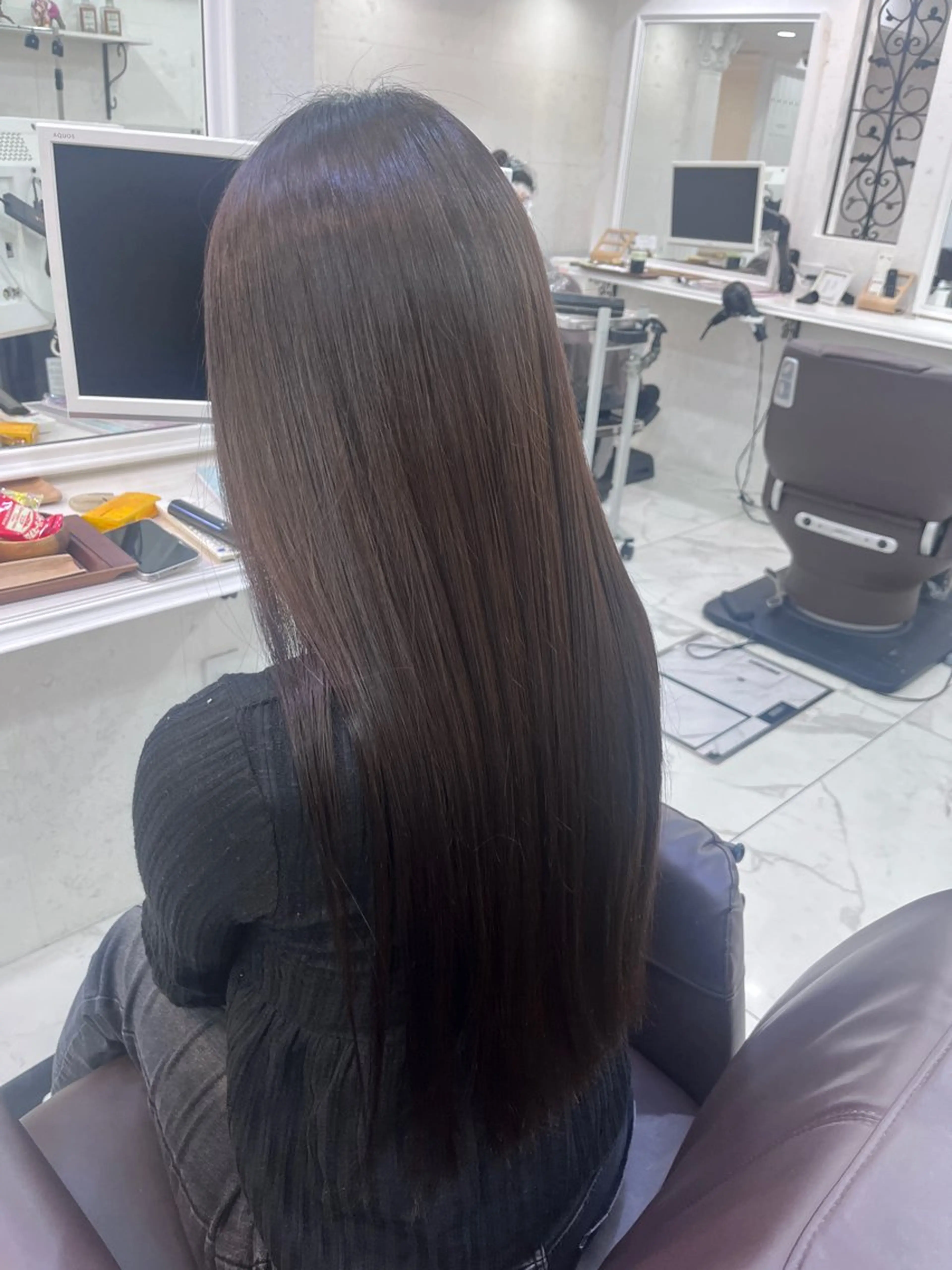 ロング 縮毛矯正 🫧Shanti🫧 ばんだいのヘアスタイル