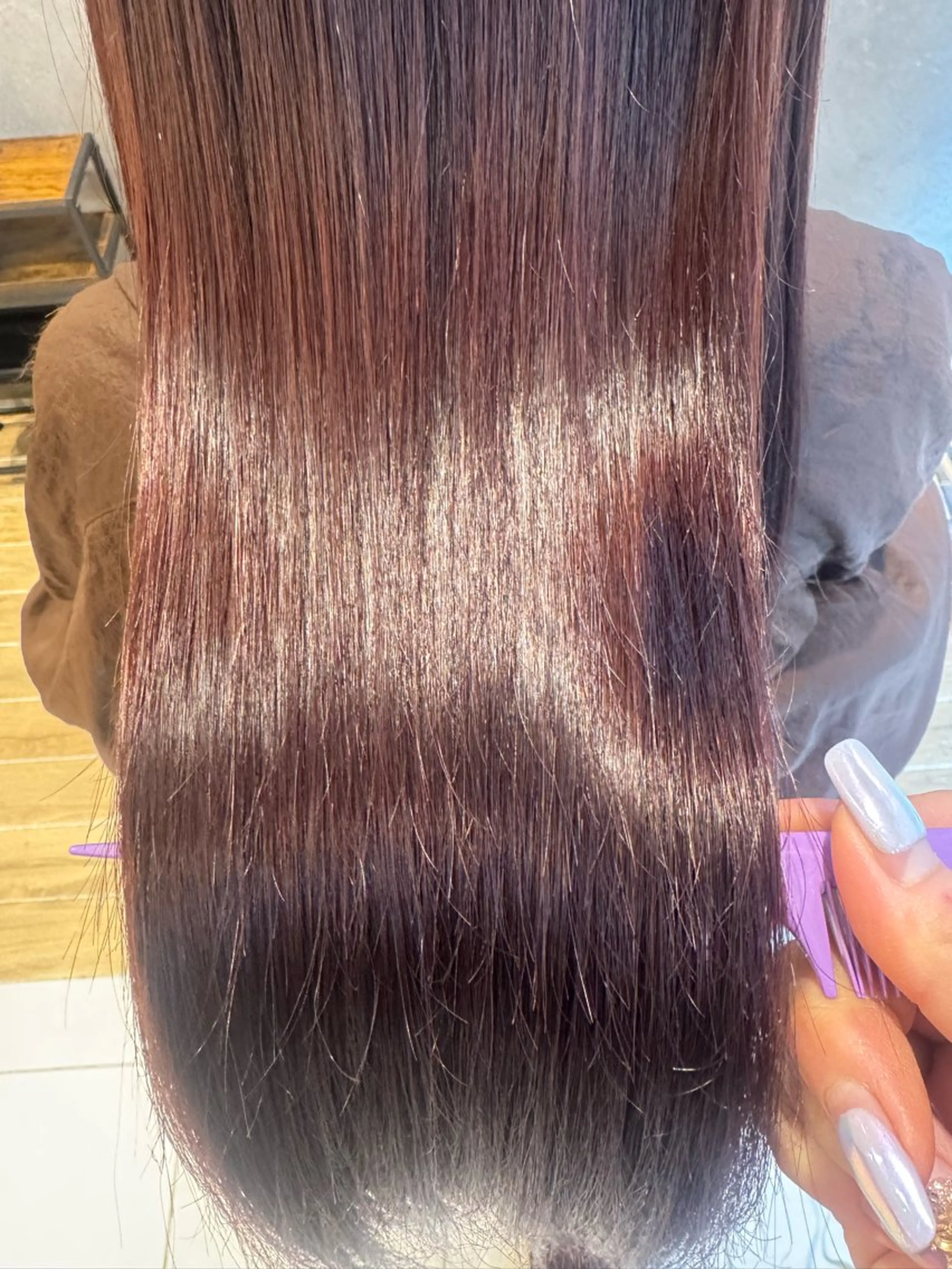 カラー 小林 菜々美のヘアスタイル