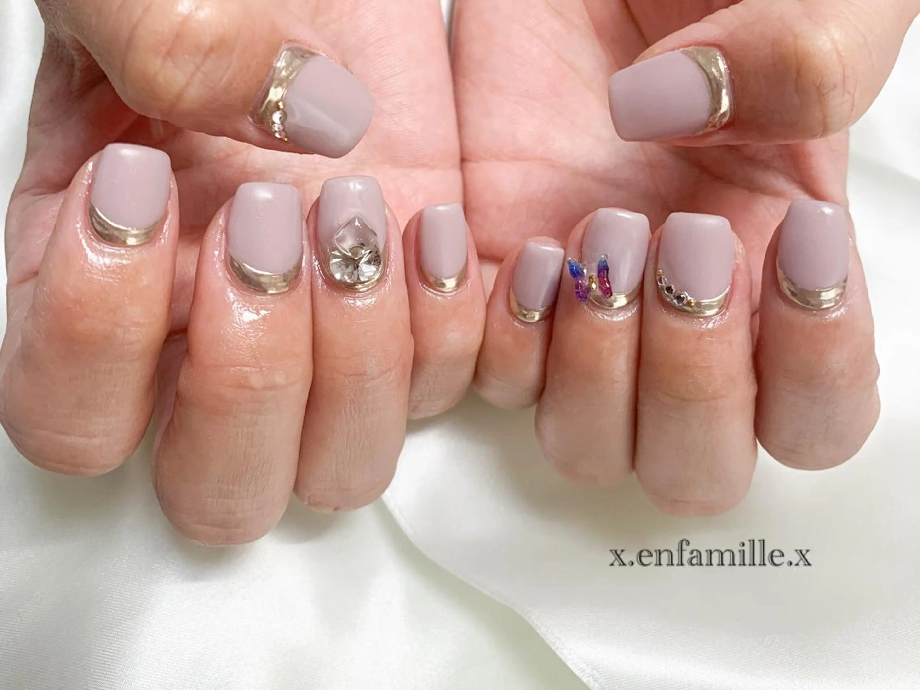 ネイル ハンドネイル nail salon en familleのネイルデザイン