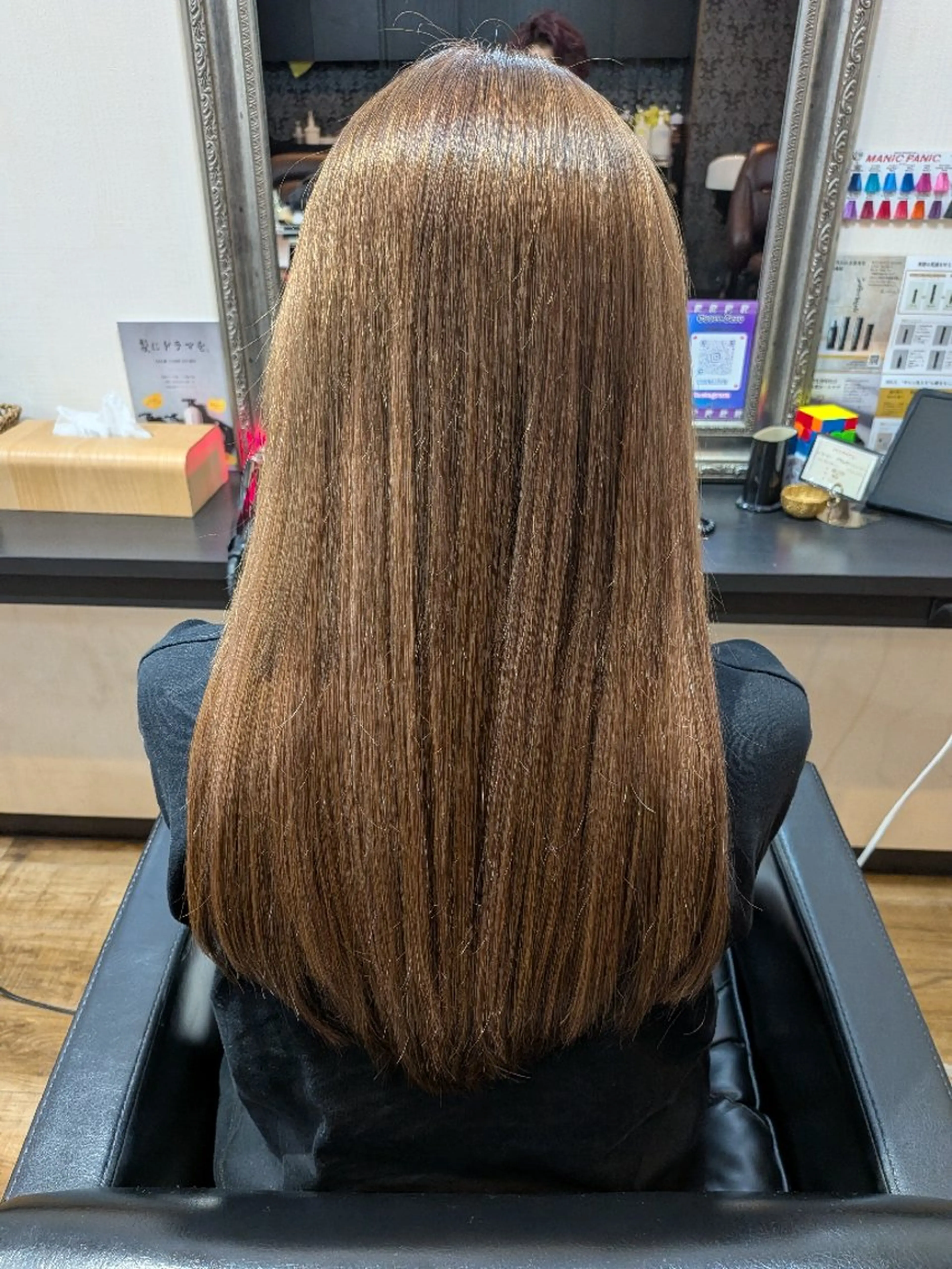 ロング カラー エクステ カット ヘアカラー エクステ 加藤 直樹のヘアスタイル