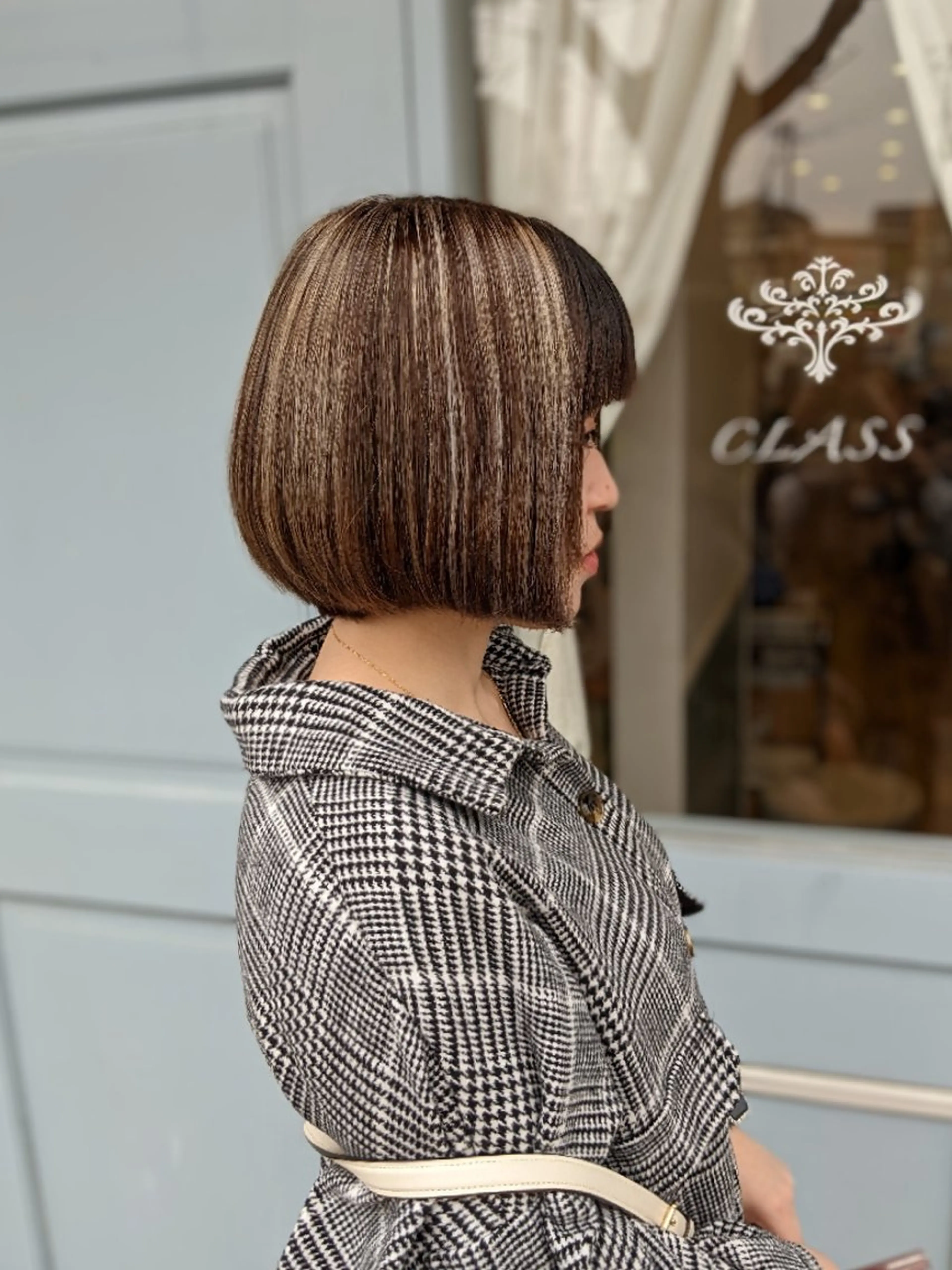 ミディアム カラー ハイライトカラー ハイライト 【泉中央】CLASS 中村のマツエク・マツパデザイン