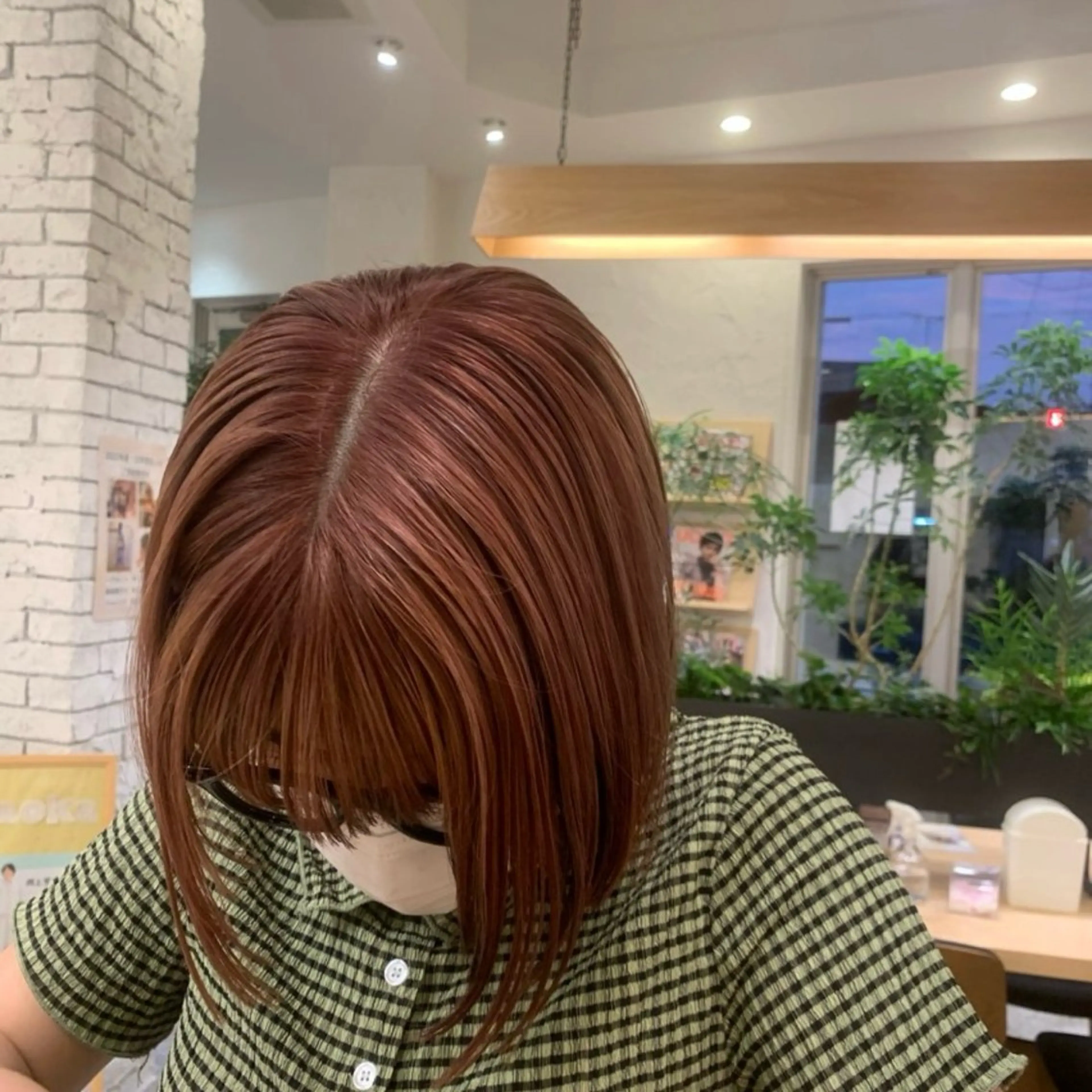 ミディアム ayu omochaのヘアスタイル