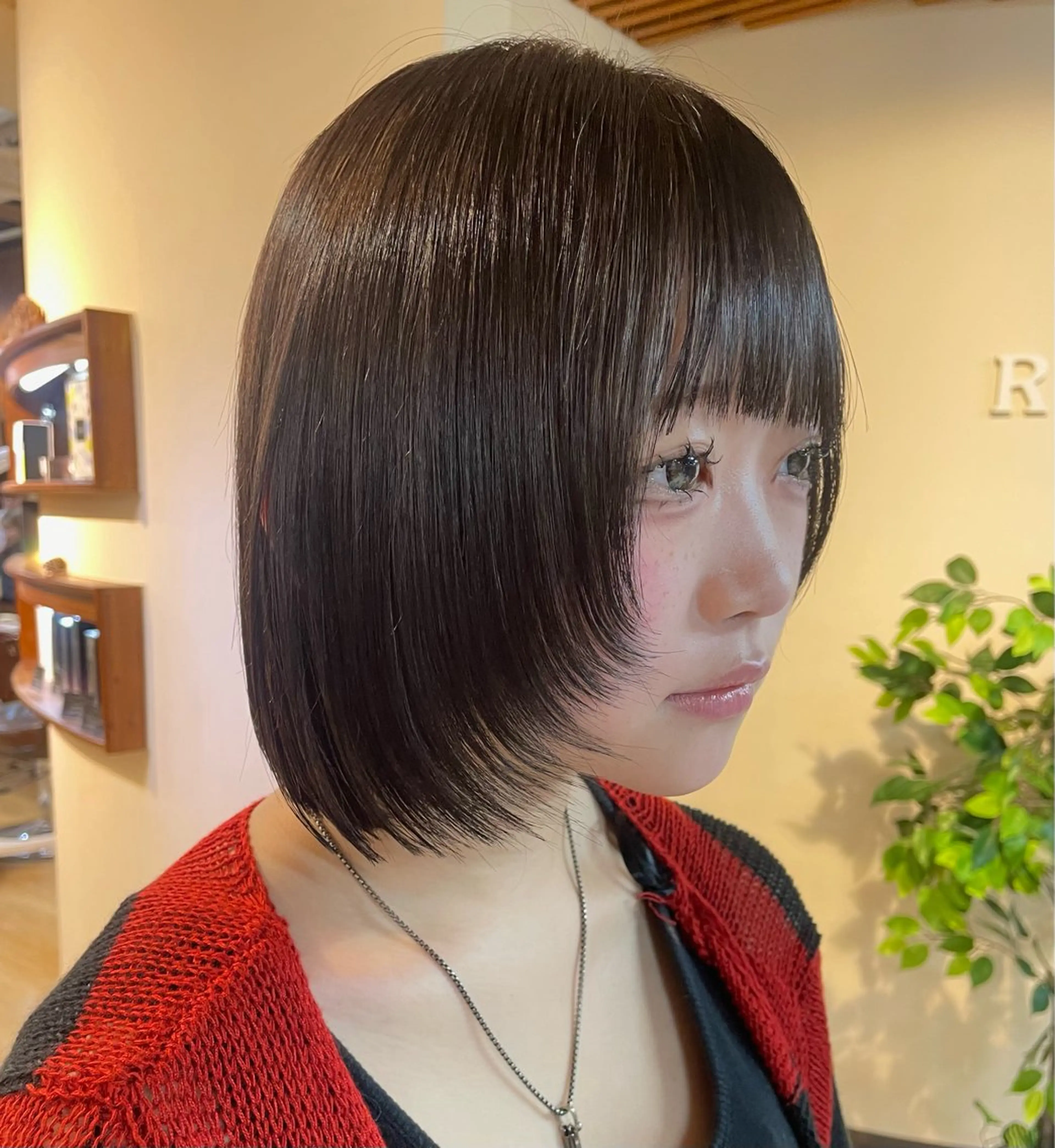 ショート ボブレイヤー ボブ レイヤーカット 宮本 いぶきのヘアスタイル