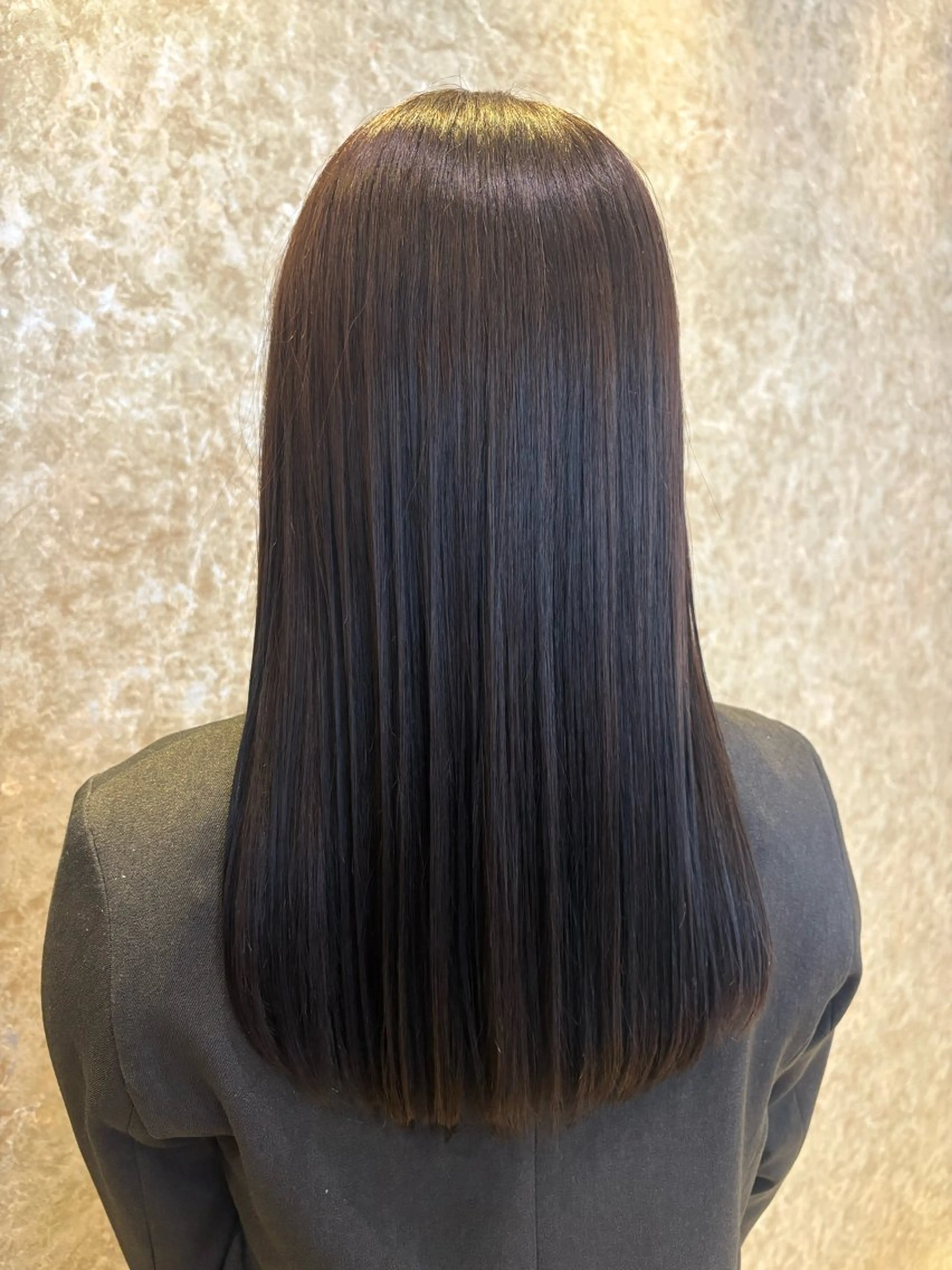 ロング カラー カット ヘアカラー アベ ミスズのヘアスタイル