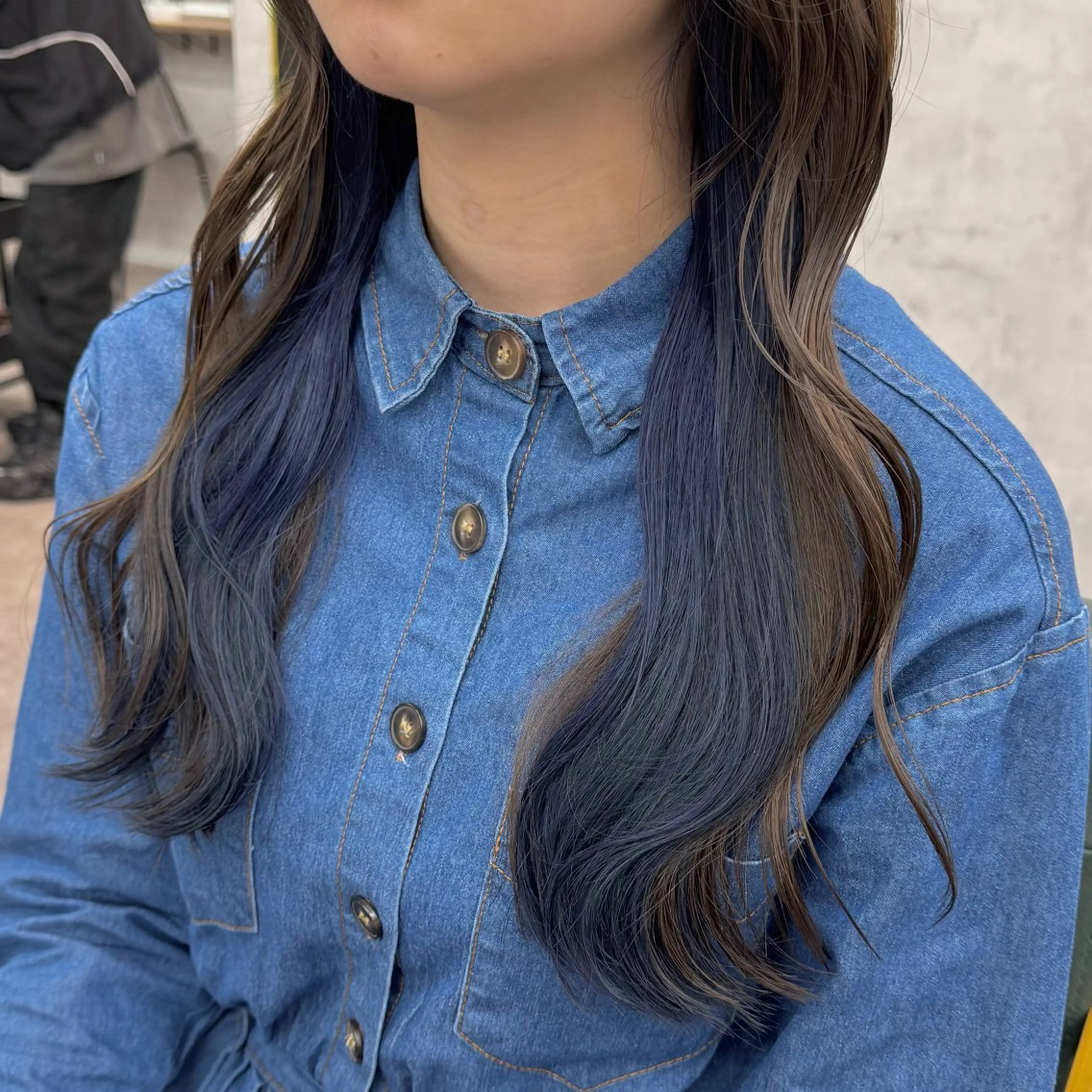 ロング カラー JUNSHIN🦋 ヘアセット／カラーのヘアスタイル