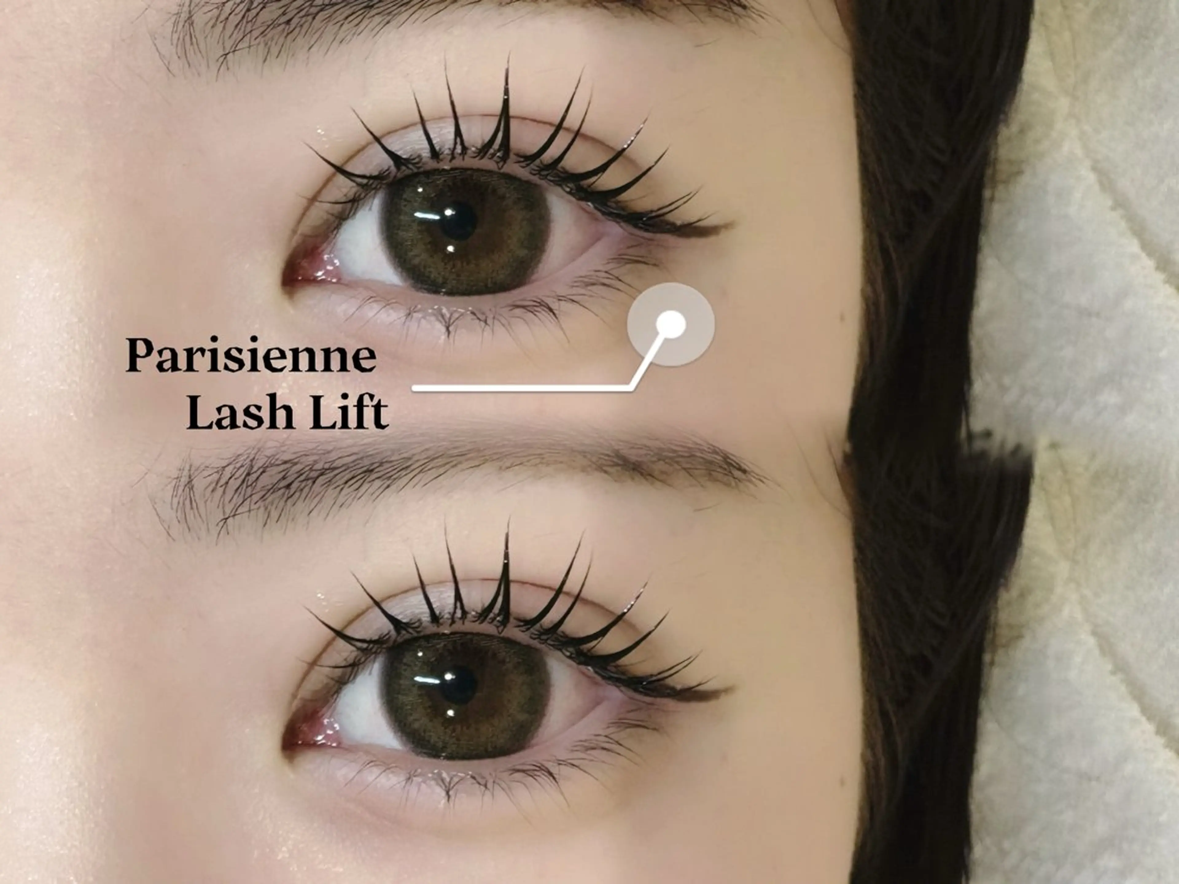 マツエク・マツパ パリジェンヌラッシュリフト 束感👀エクステ 🍒Izumi👀のマツエク・マツパデザイン