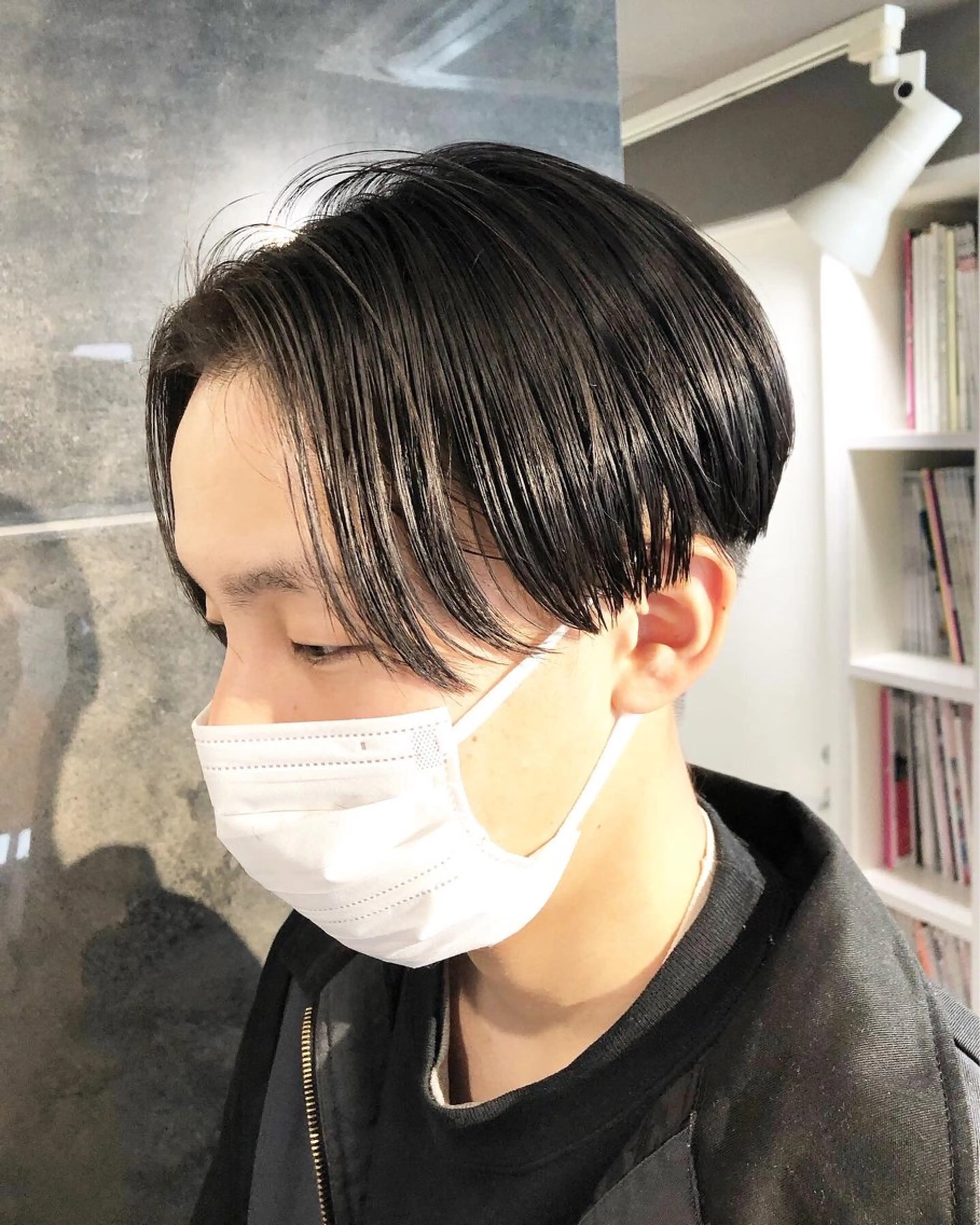 ヘアアレンジ メンズ センターパート カット トリートメント ヘアセット メンズ特化✂️栗原 侑也のヘアスタイル