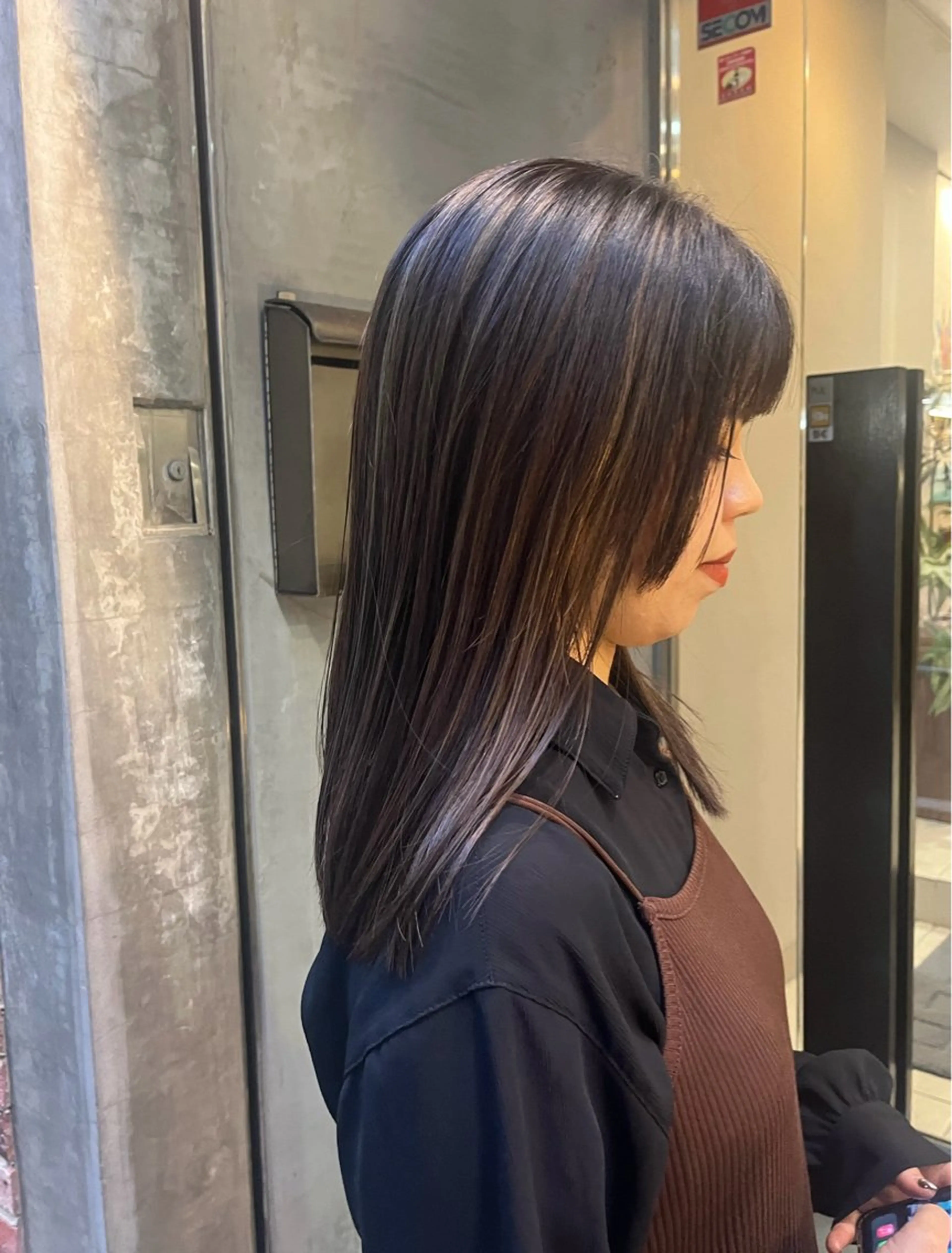 ロング カラー カット ヘアカラー トリートメント 似合わせカット/ 艶カラー/いらみなのヘアスタイル