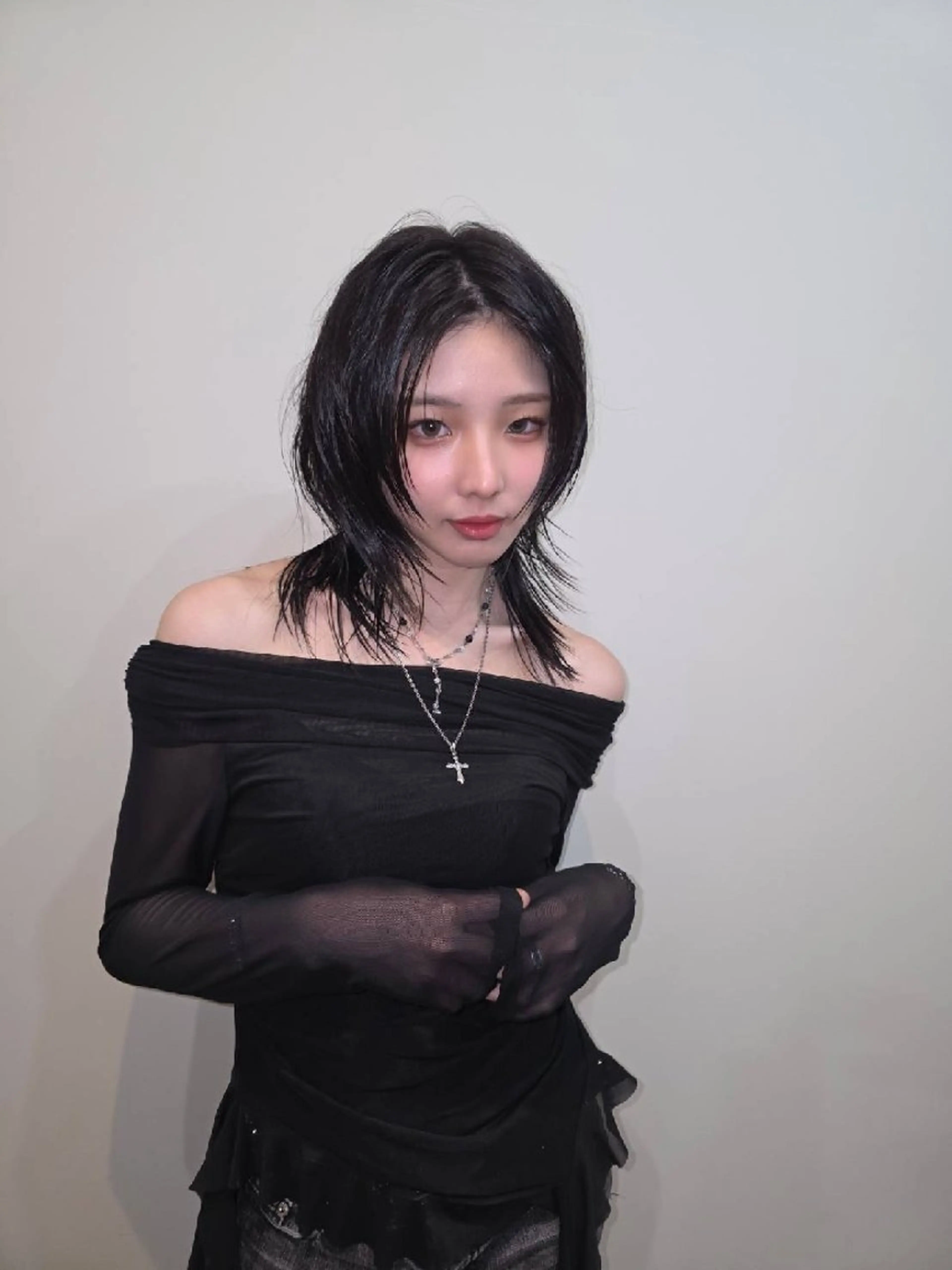 セミロング カラー カット ヘアカラー トリートメント OMA カタギシのヘアスタイル