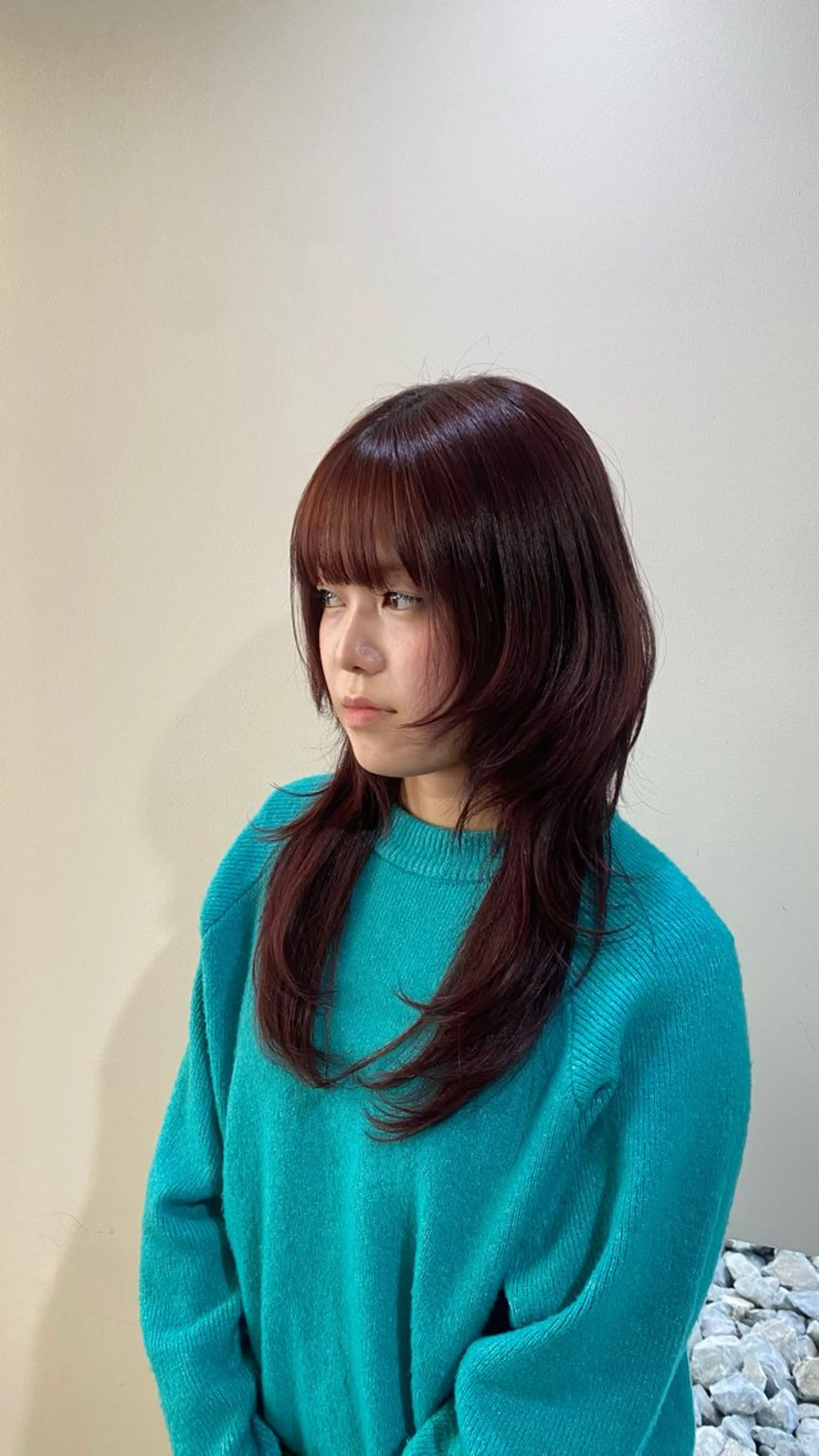 セミロング カット ヘアカラー トリートメント _YUCCA_ rikanaのヘアスタイル