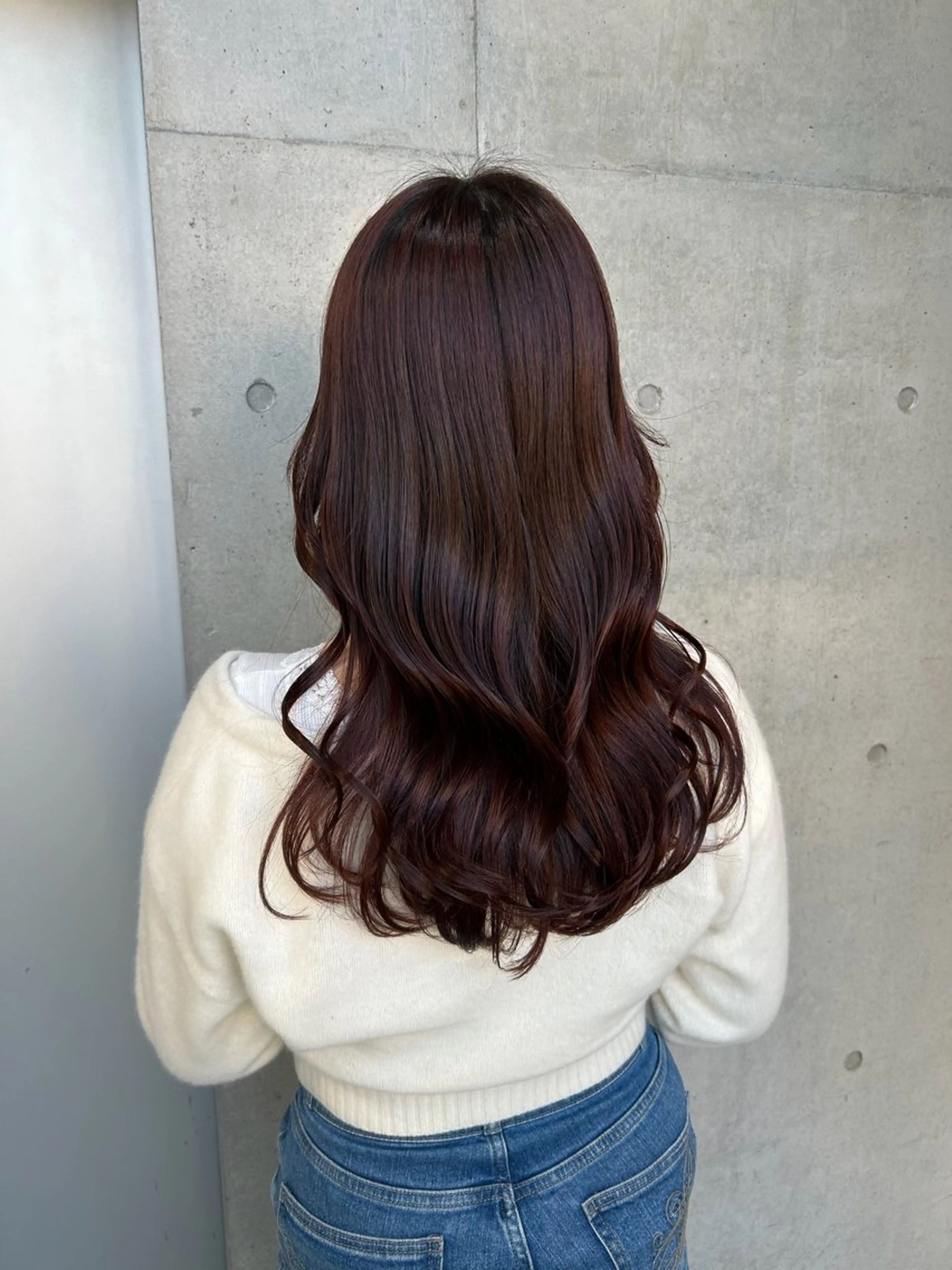 ロング カラー ヘアアレンジ カット ヘアカラー トリートメント ボブ艶モテカラー🫧 カリンのヘアスタイル