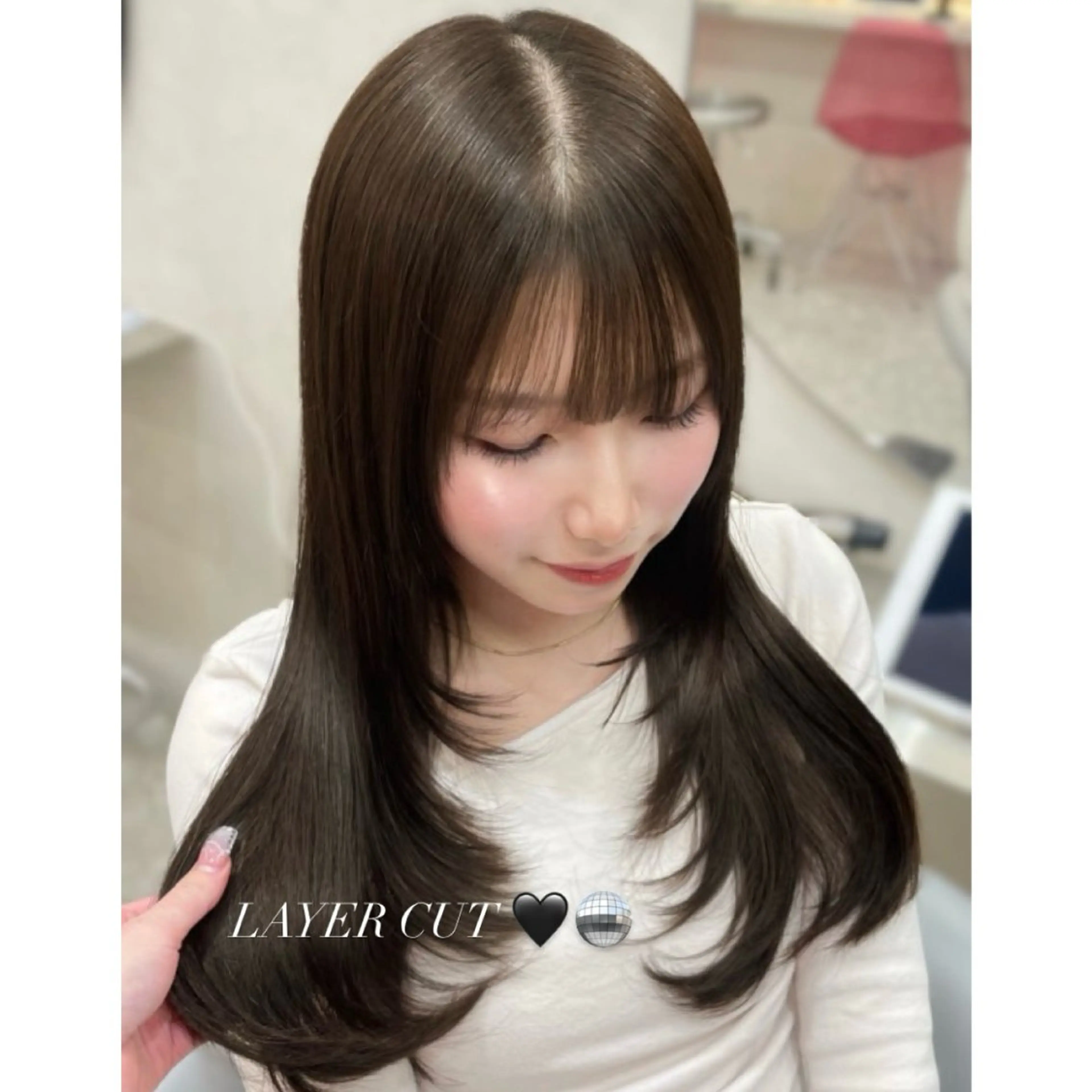 ロング カラー 🎀Ami/新宿/レ イヤー/韓国ヘア🎀のヘアスタイル