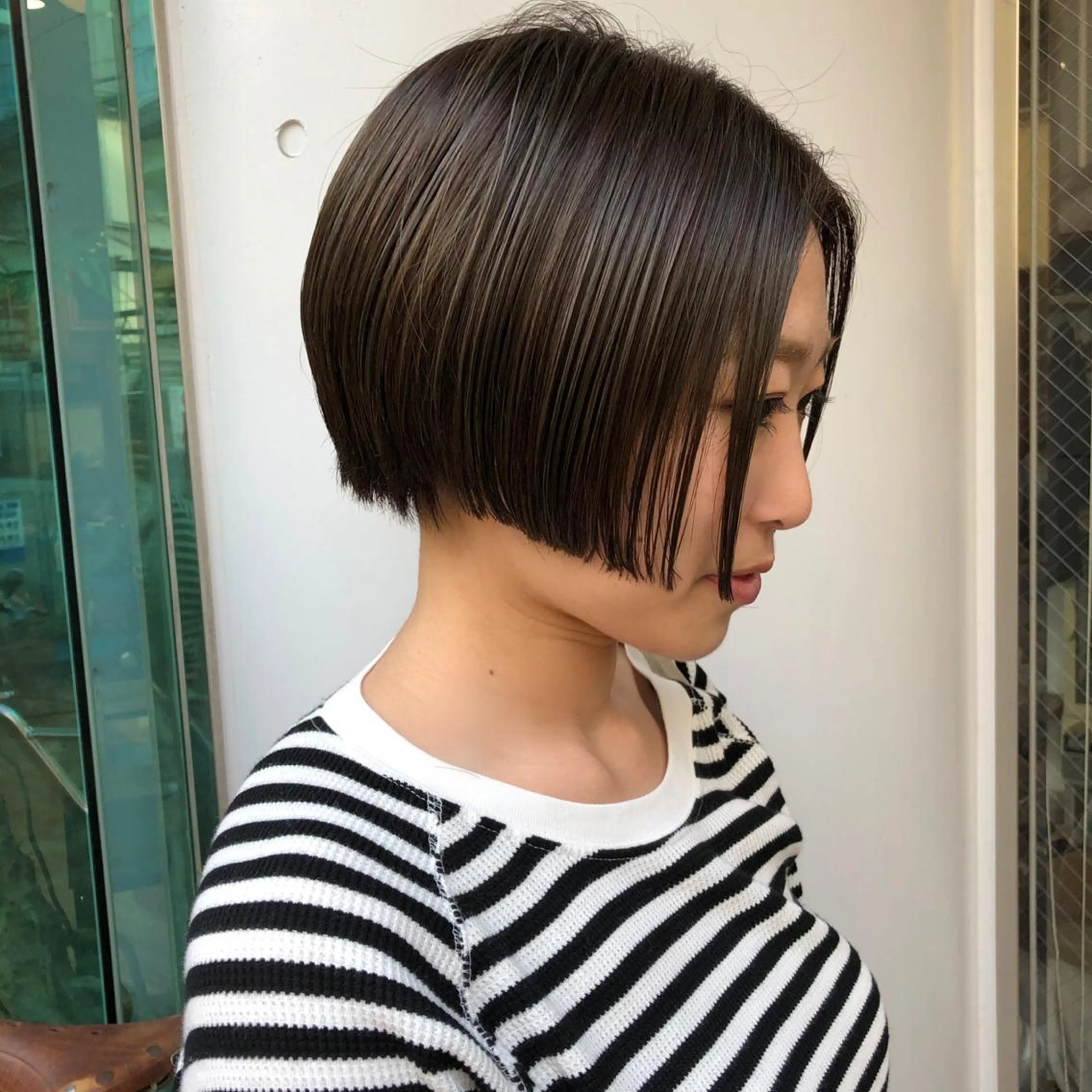 ショート カラー パーマ ヘアアレンジ MAEDA MADOKAのヘアスタイル